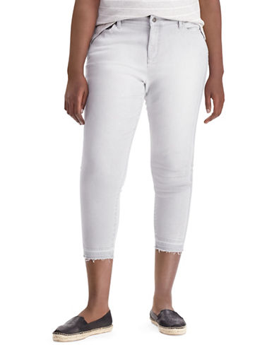 Lauren Ralph Lauren Plus Size Premier Skinny Crop Jeans