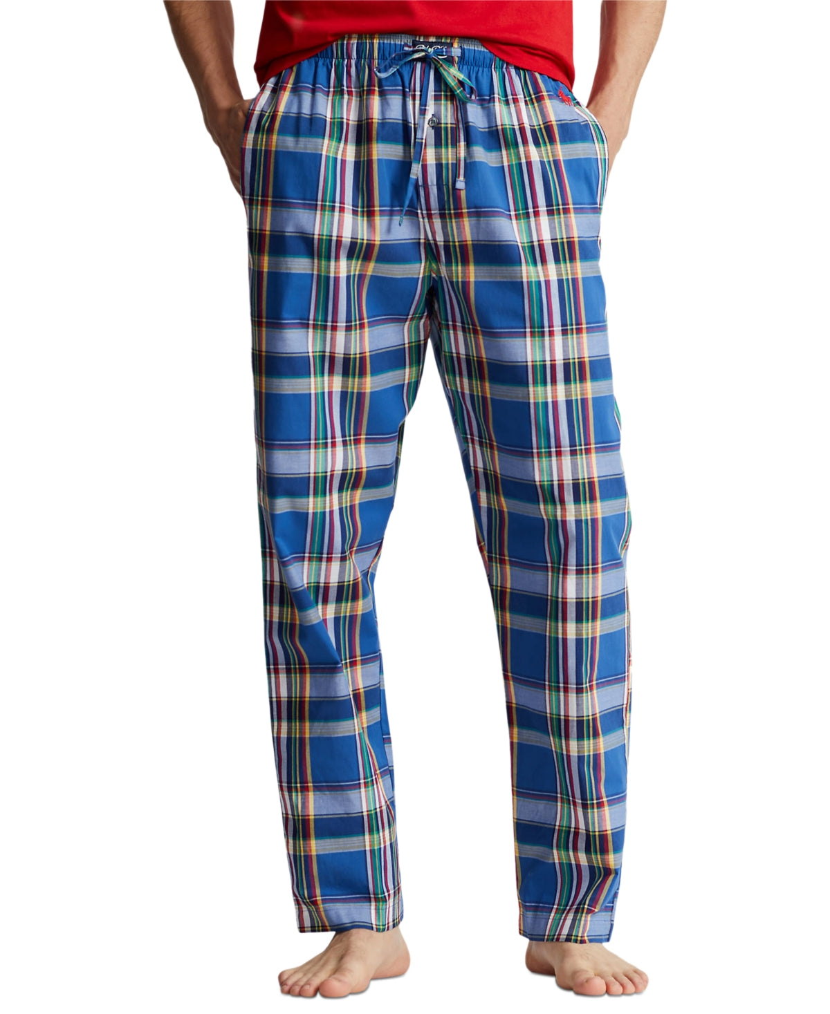 Men's Cotton Plaid Pajama Pants