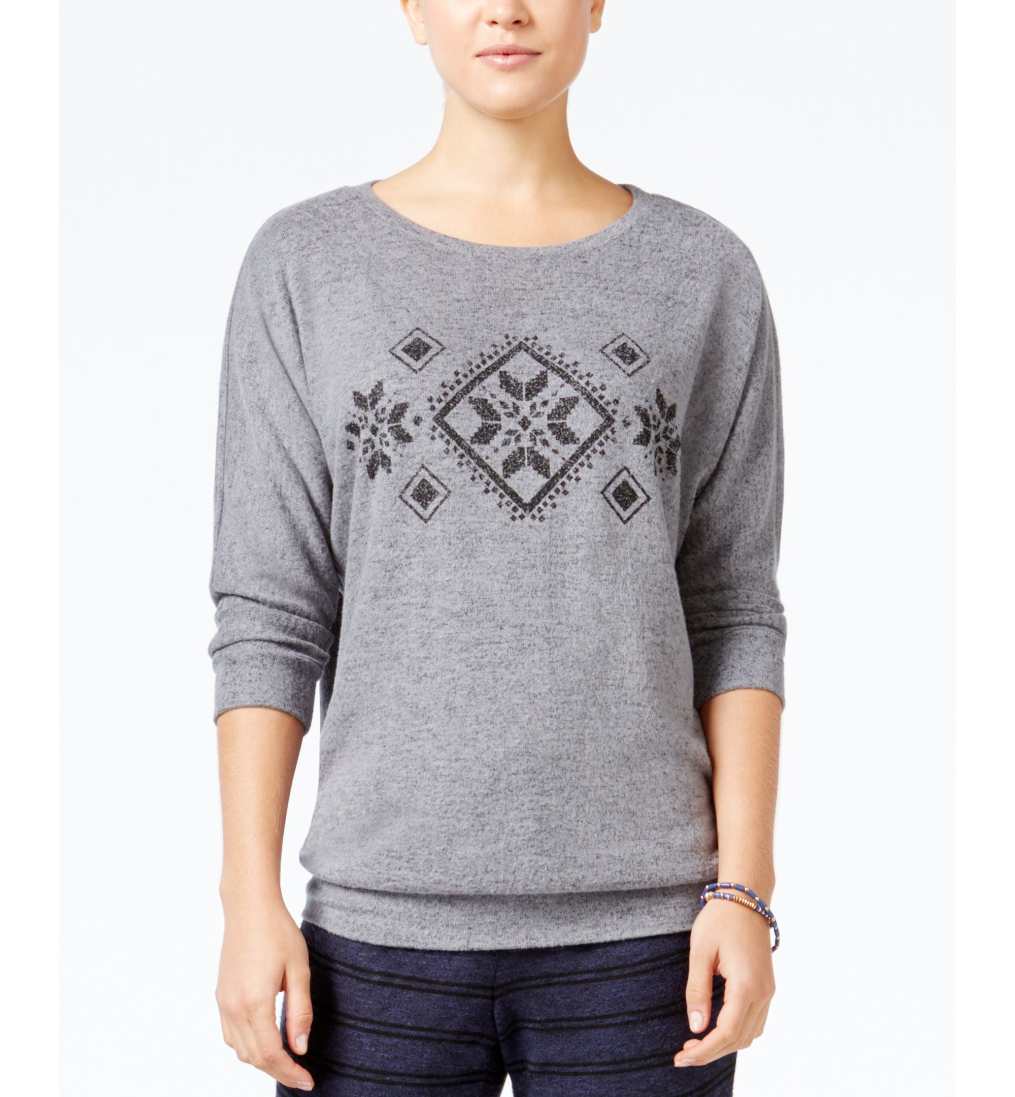 Hippie Rose Juniors Dolman Sleeve Graphic Top