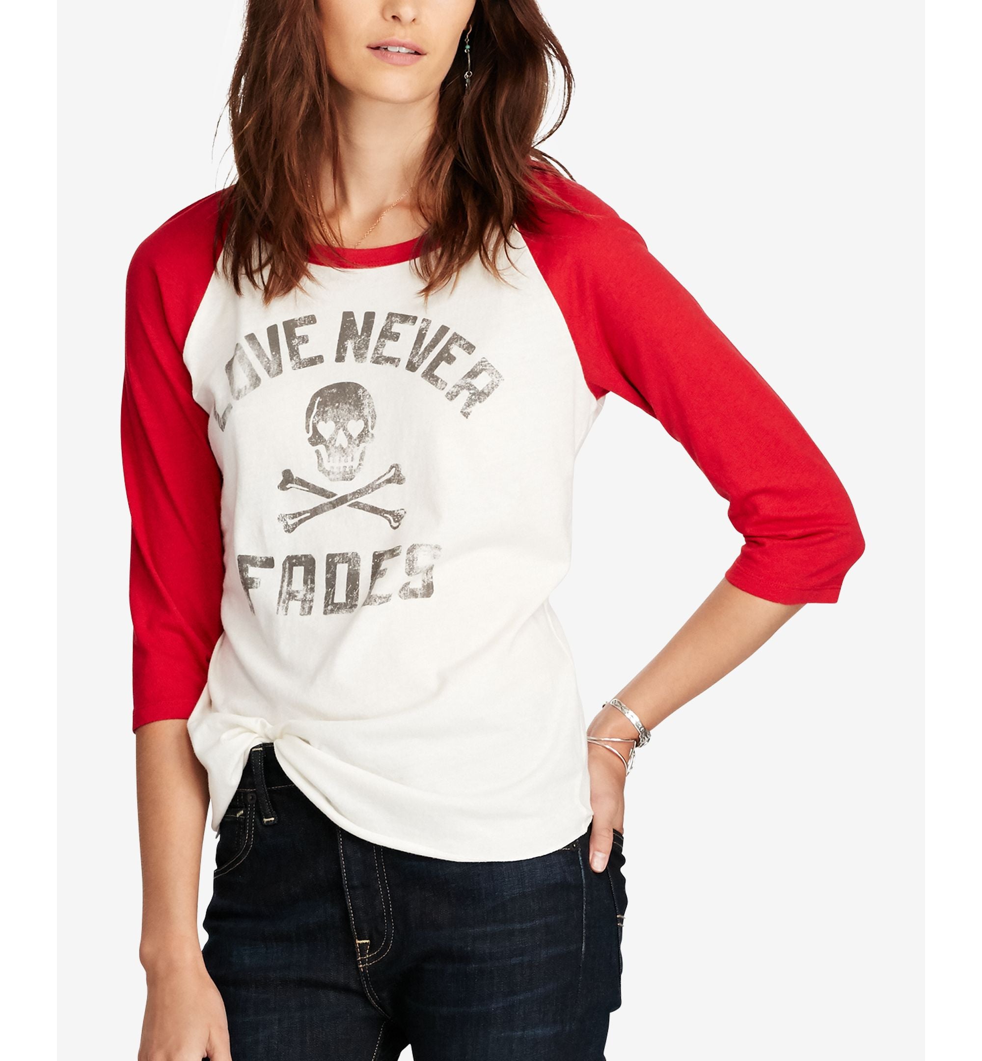 Denim & Supply Ralph Lauren Raglan Graphic-Print T-Shirt