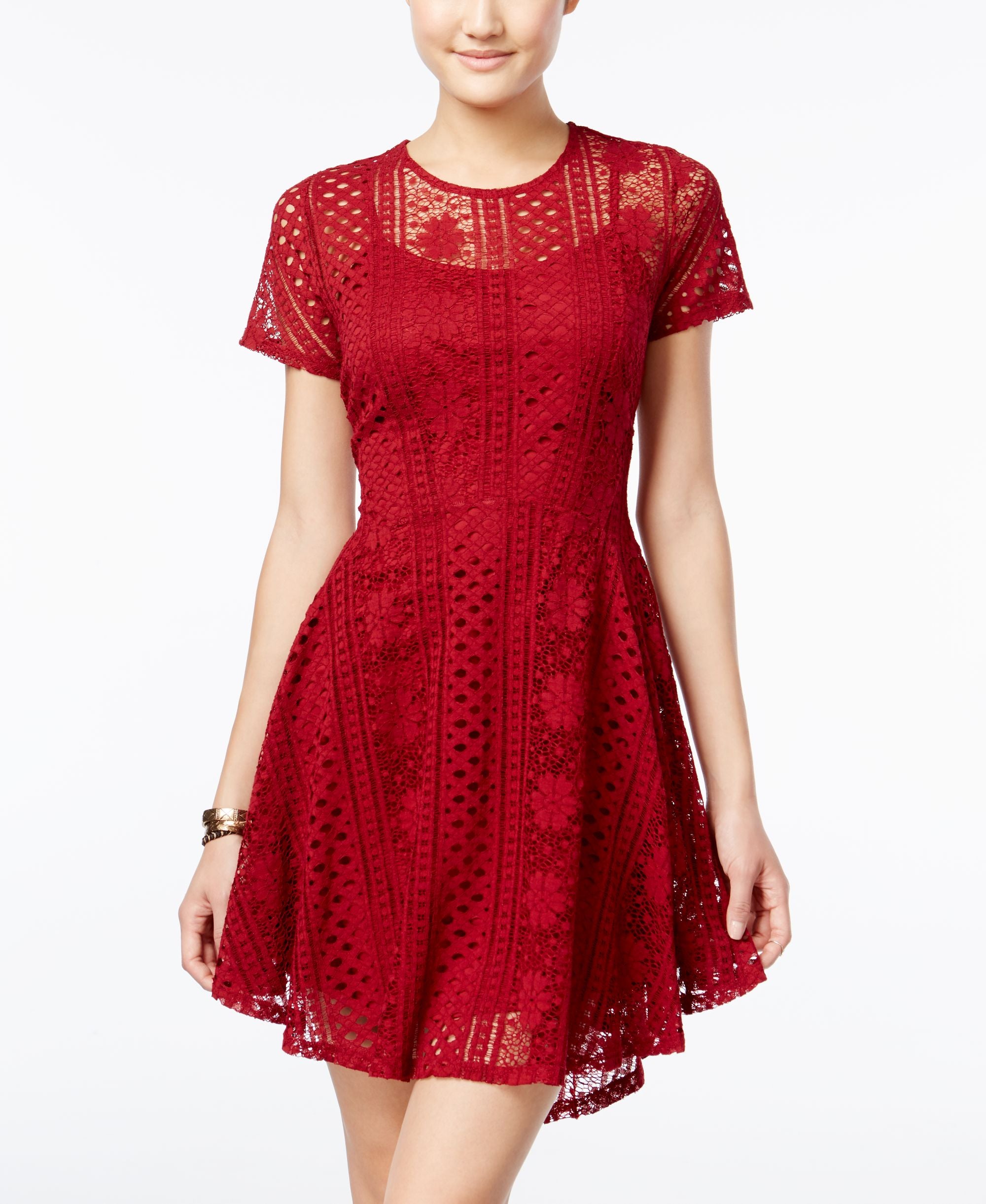 American Rag Lace Fit Flare Dress