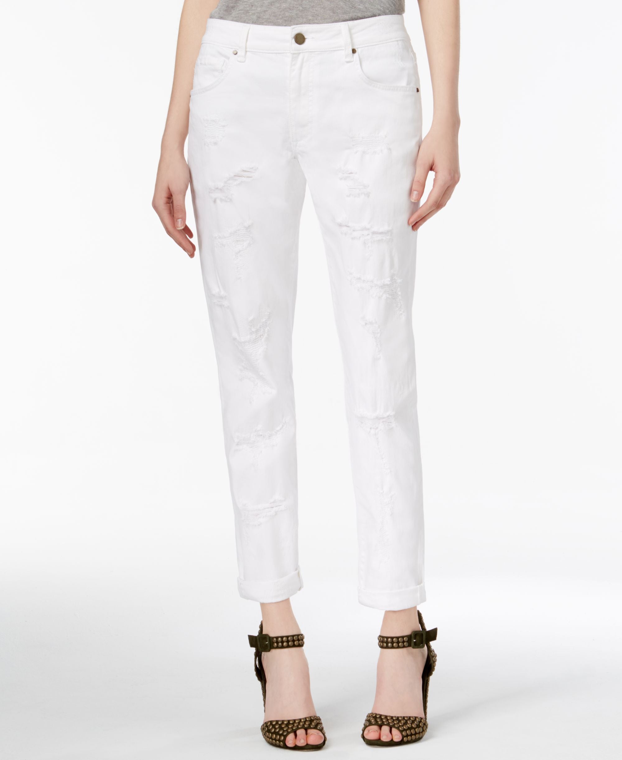 Rachel Rachel Roy Ripped Girlfriend Jeans