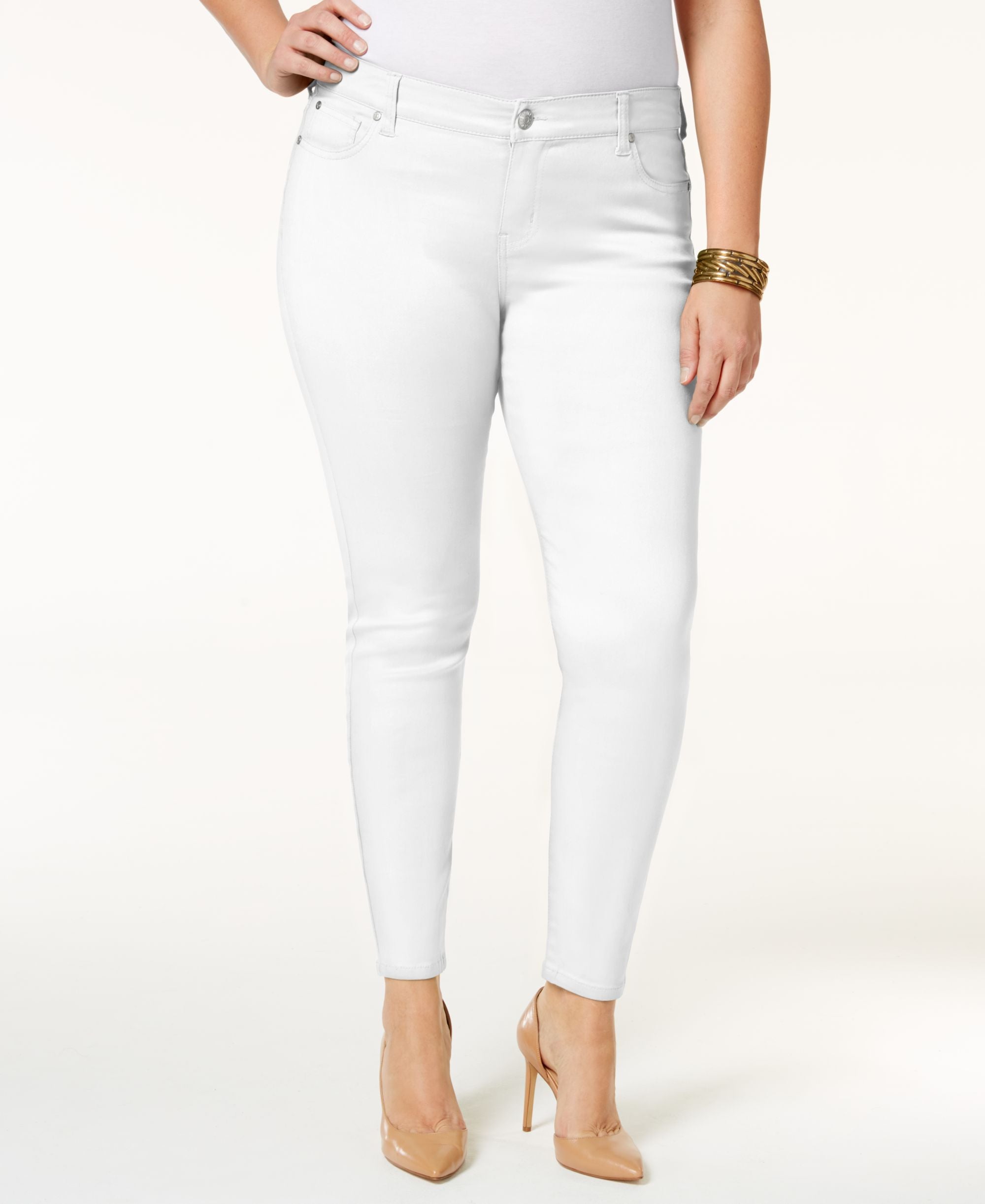 Celebrity Pink Trendy Plus Size Colored Wash Skinny Jeans