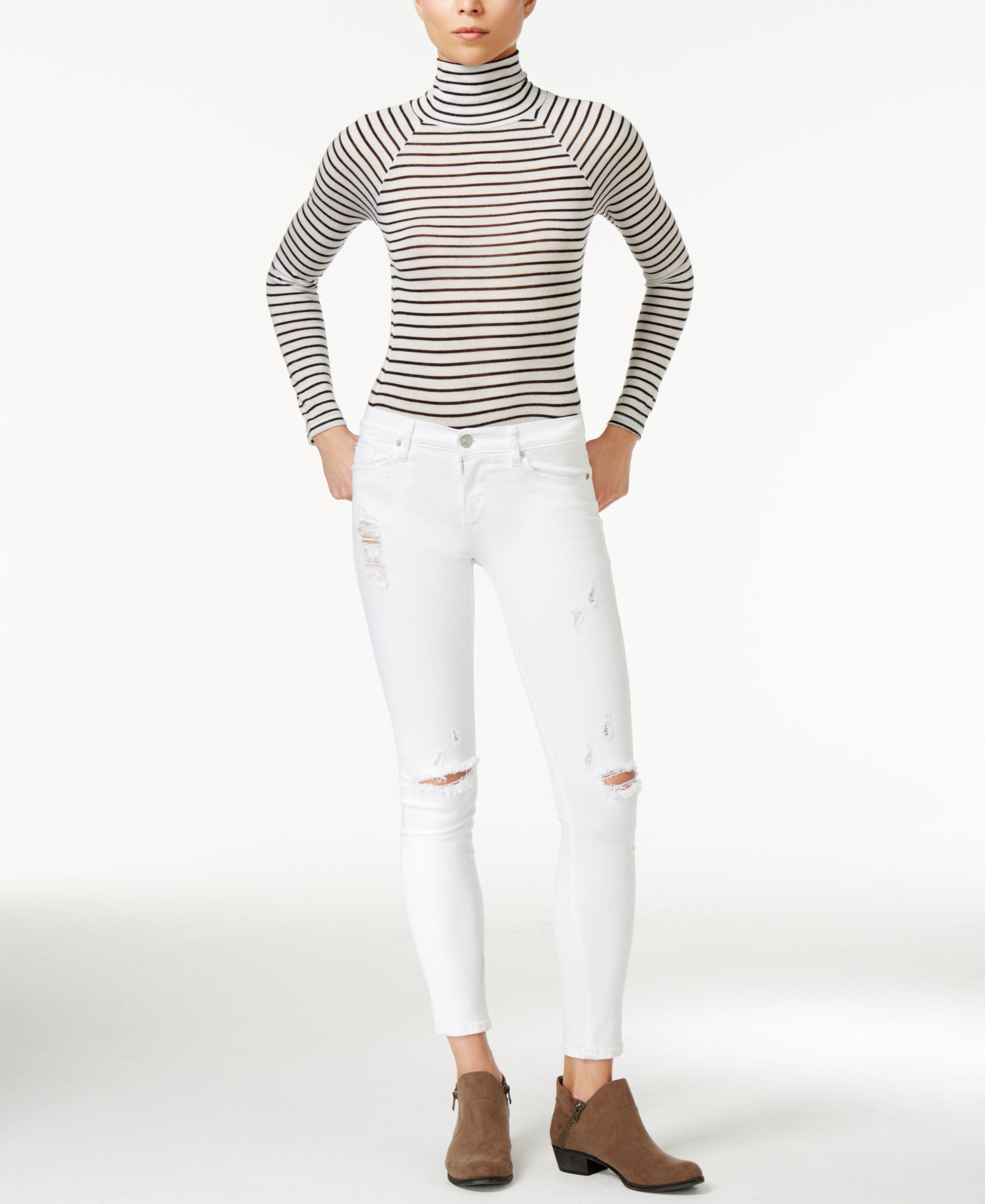 Hudson Jeans Nico Ripped Super Skinny Jeans