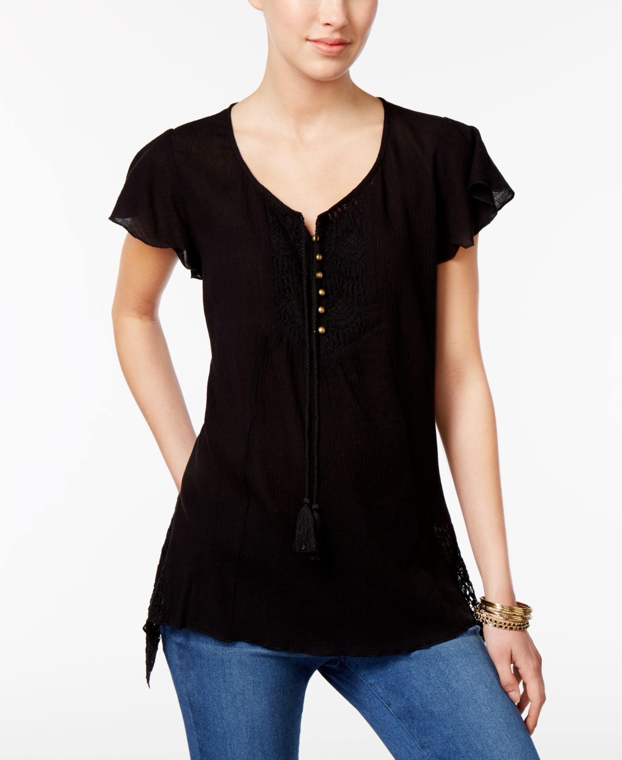 American Rag Juniors Strappy T-Shirt