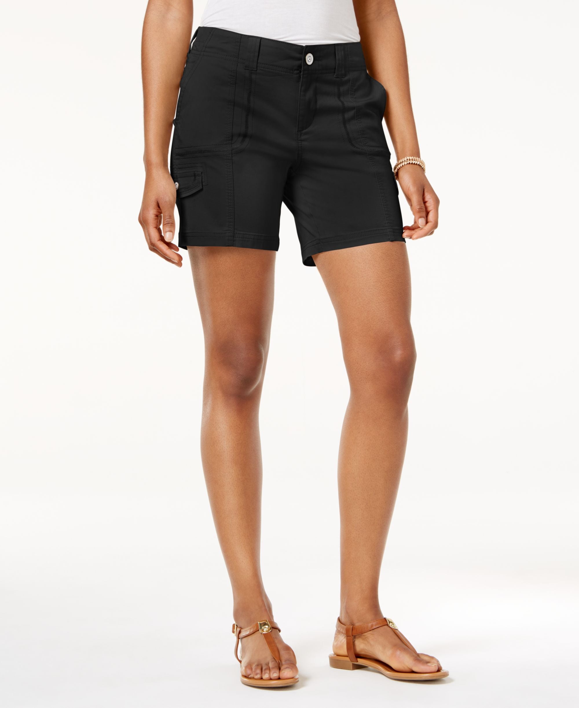 Style & Co Petite Zig Zag Cargo Shorts