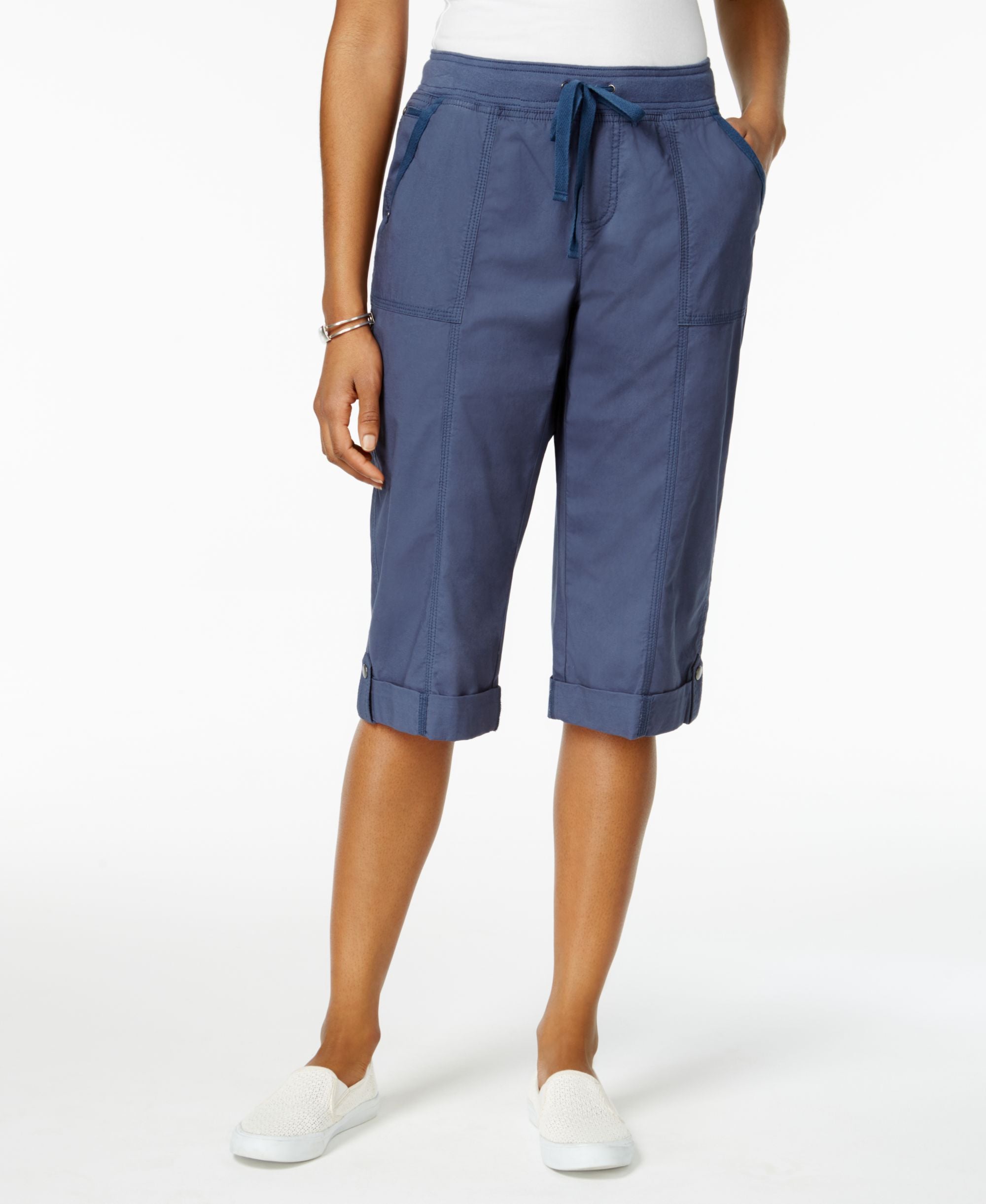 Style & Co Drawstring Waist Skimmer Shorts
