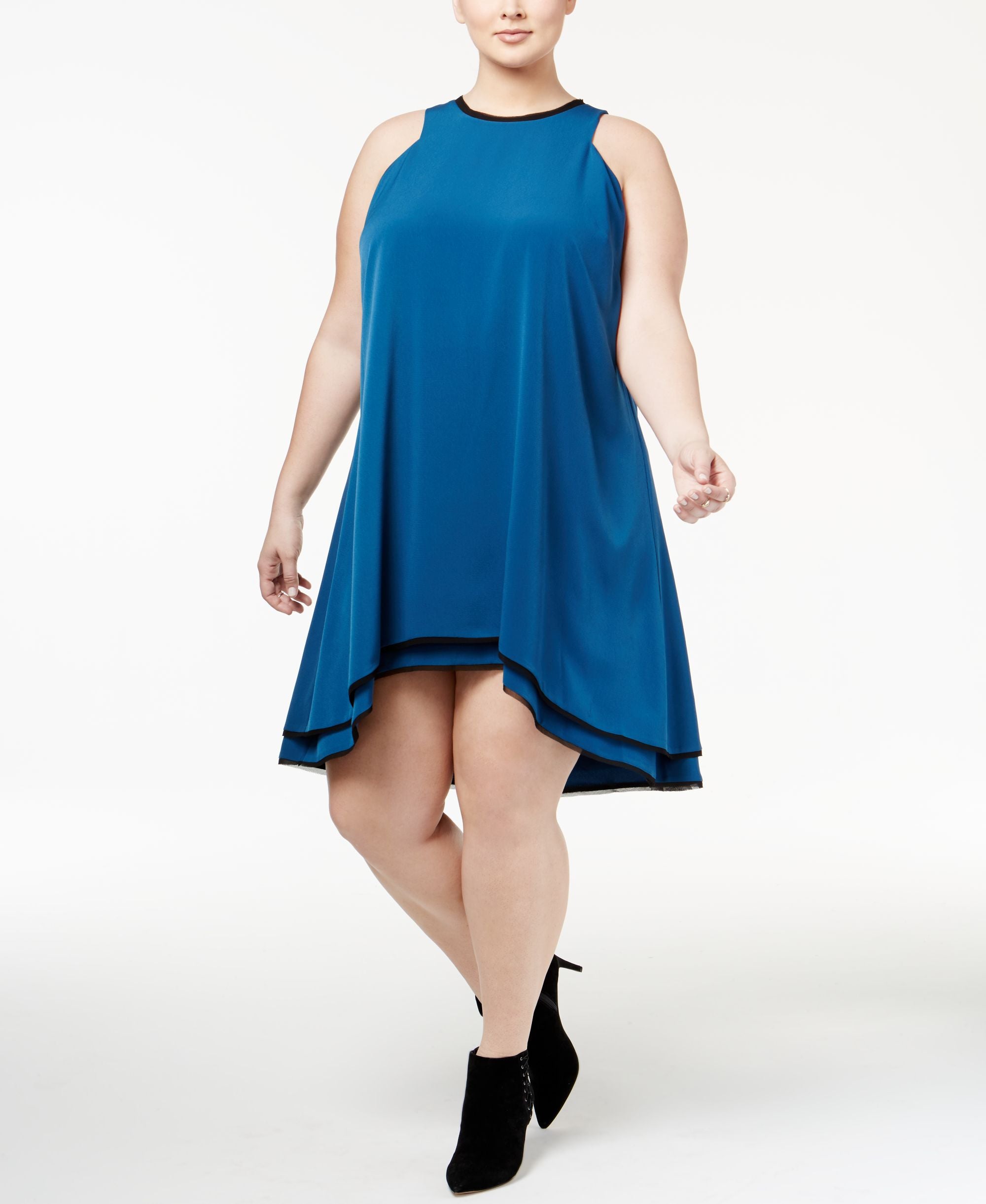 Rachel Rachel Roy Trendy Plus Size Layered High Low Dress