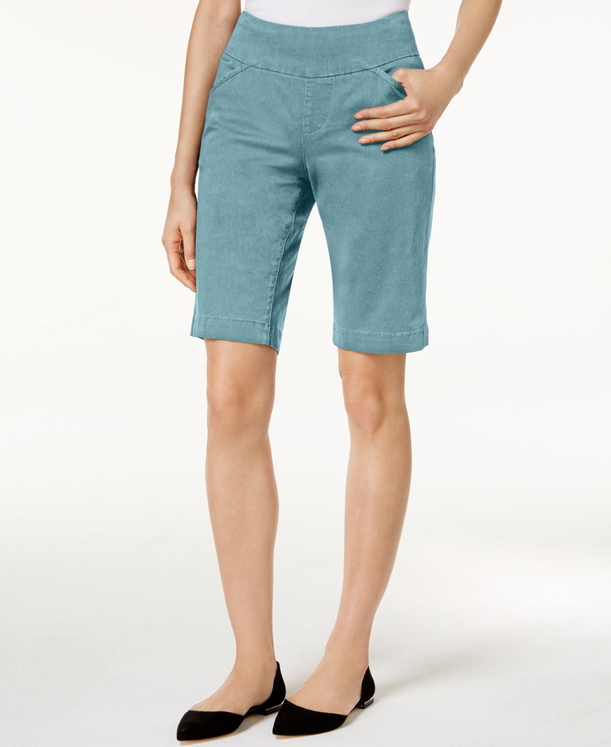 Jag Petite Ainsley Bermuda Shorts