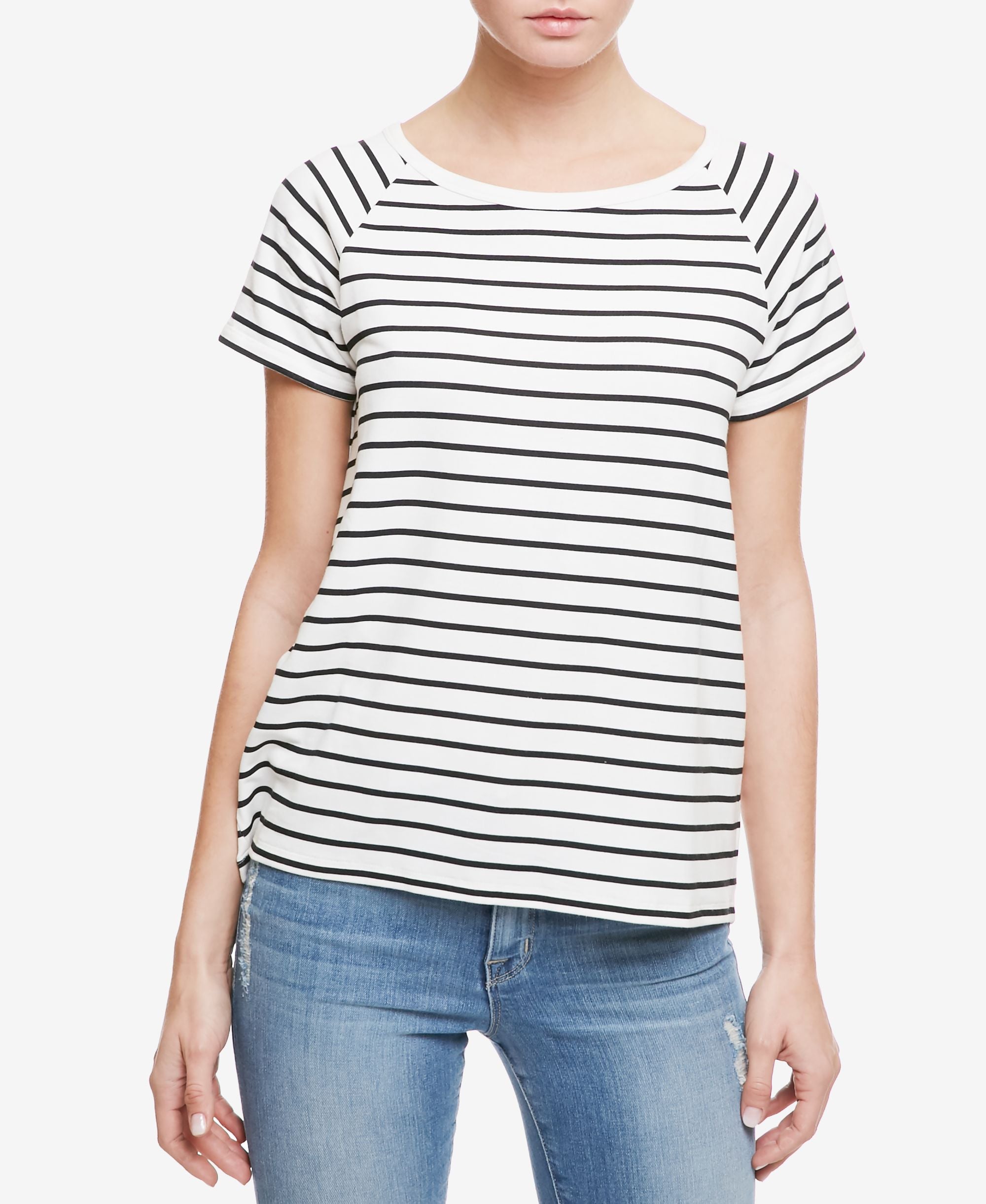 Sanctuary Leelee Striped Lace Up Top