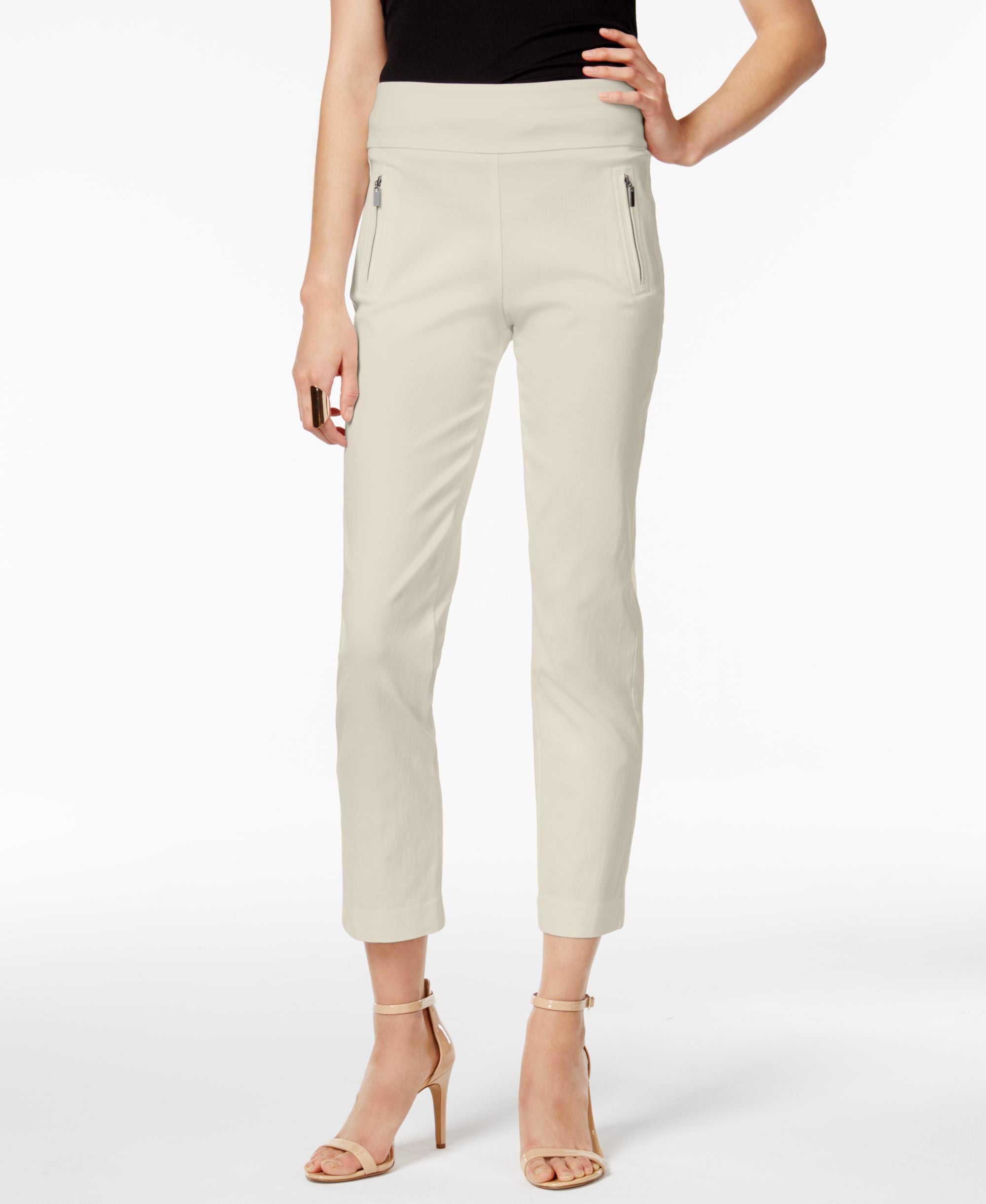 Curvy Fit Cropped Pants
