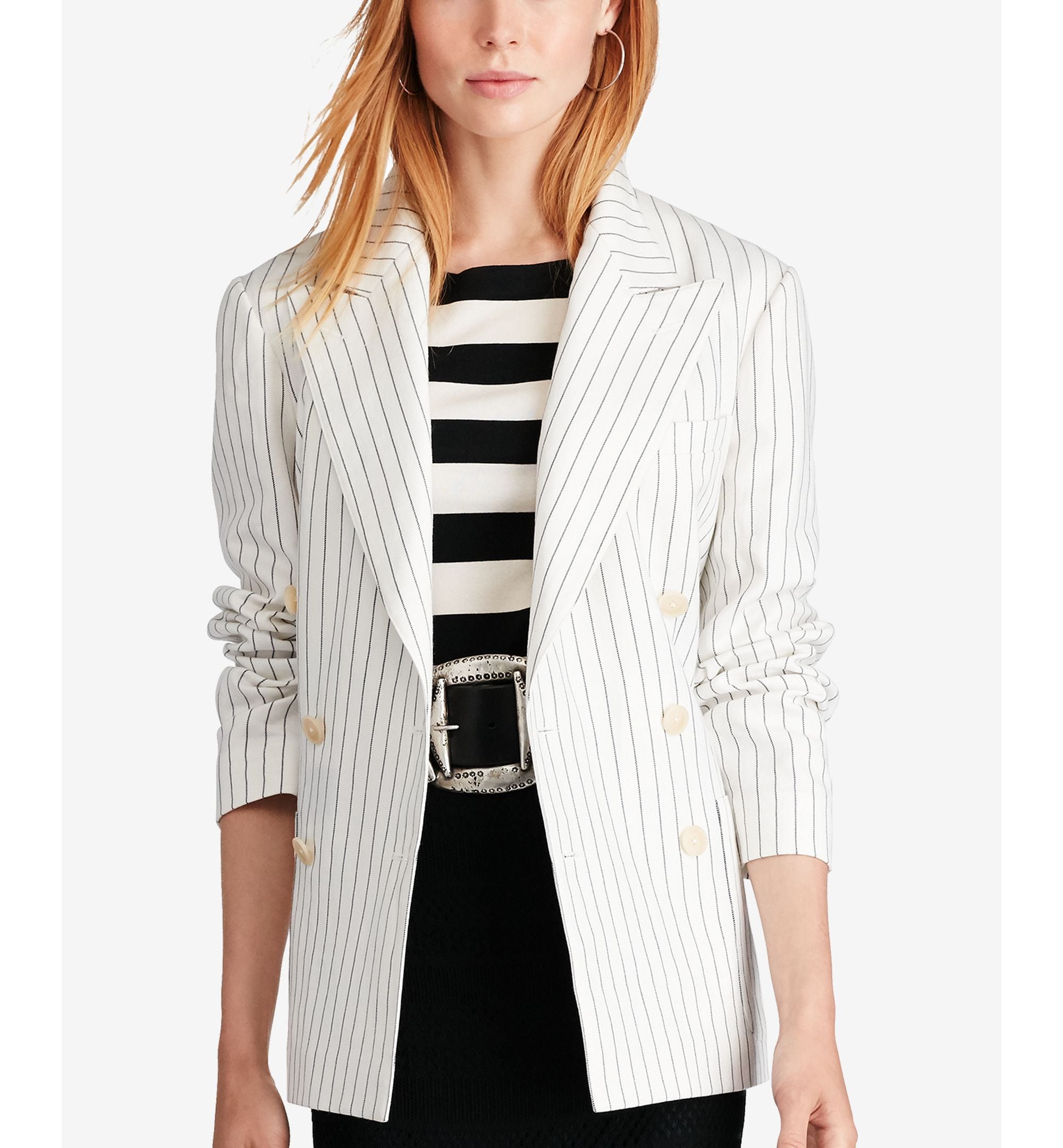 Polo Ralph Lauren Striped Double Breasted Blazer