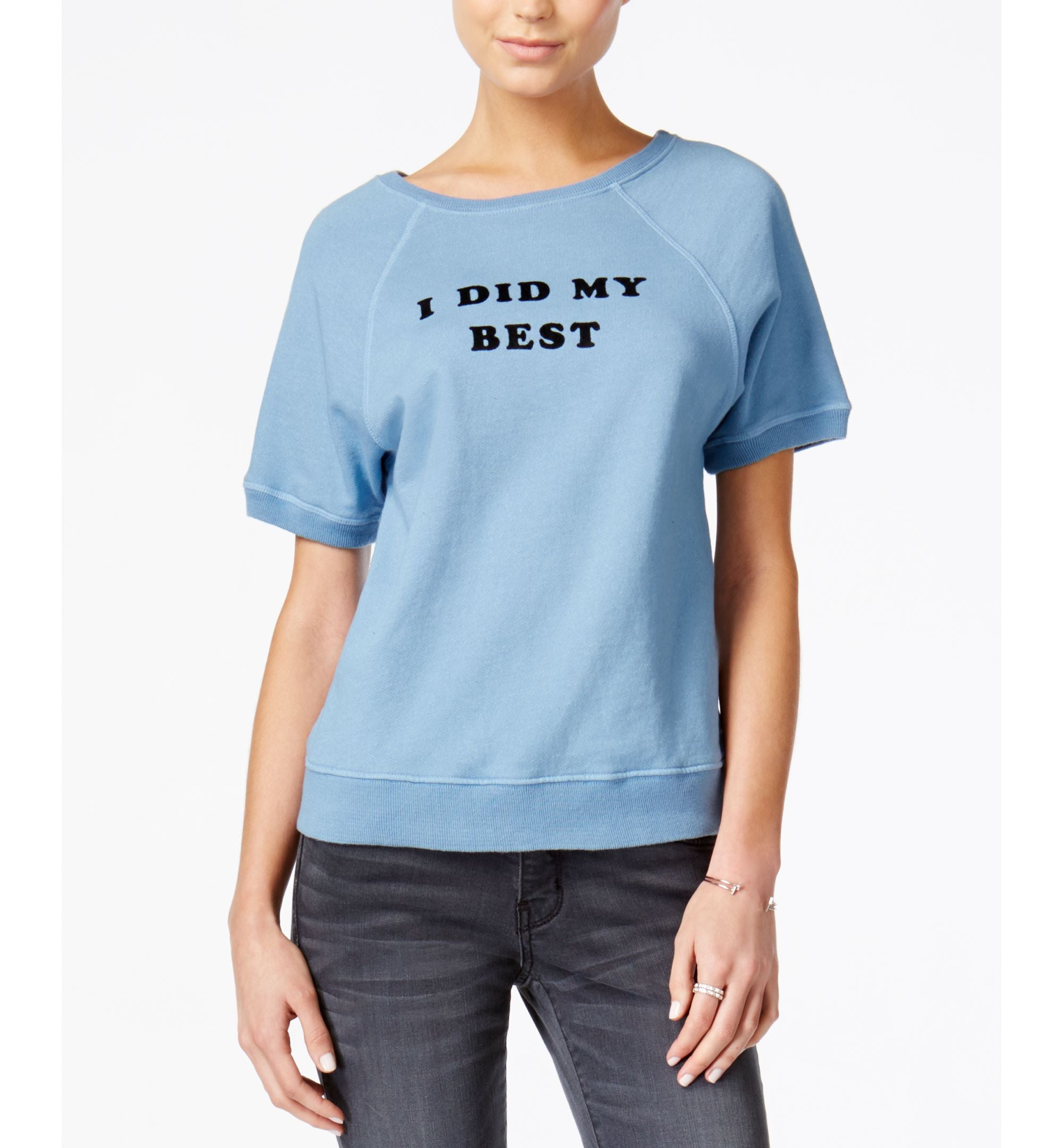 Ban.do Cotton I Did My Best Graphic Sweatshirt