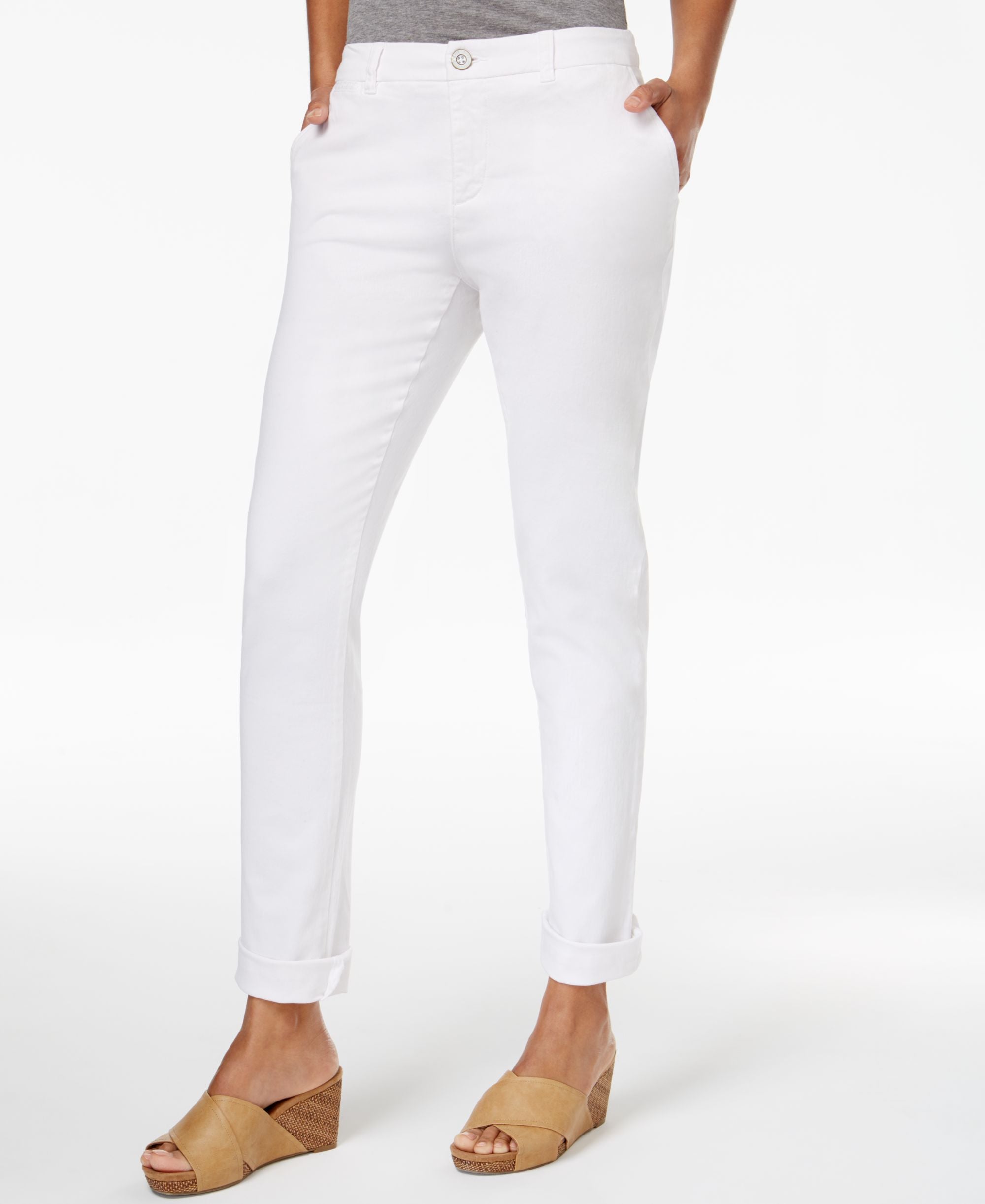 Style & Co. Chino Boyfriend Pants