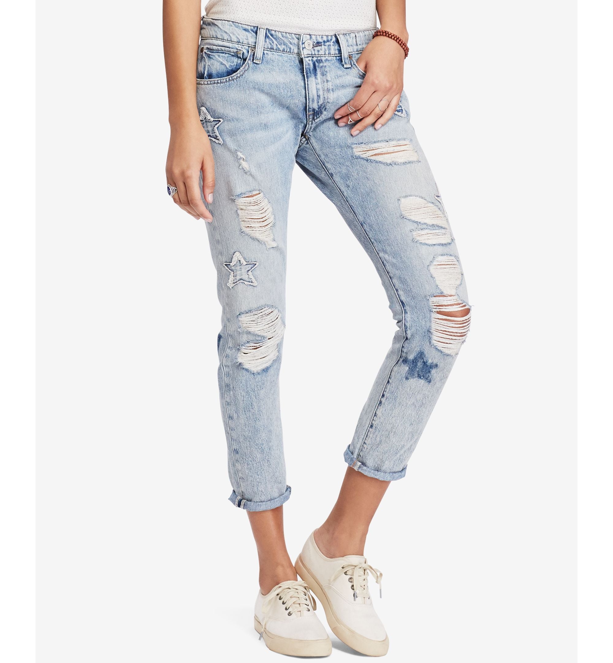 Ralph Lauren Denim & Supply D & S Grove Skinny Boyfriend Blue 30