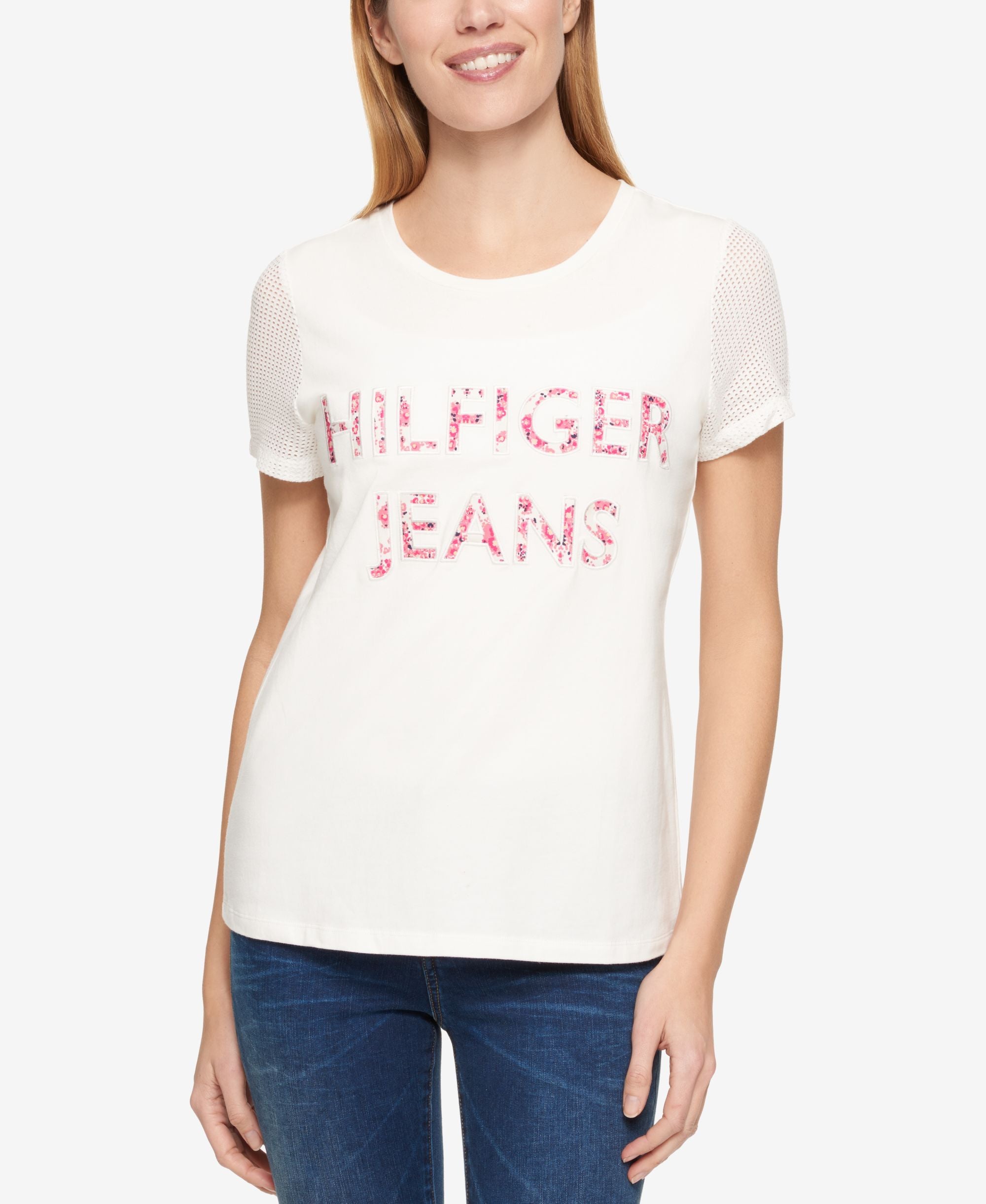 Tommy Hilfiger Perforated Graphic T-Shirt