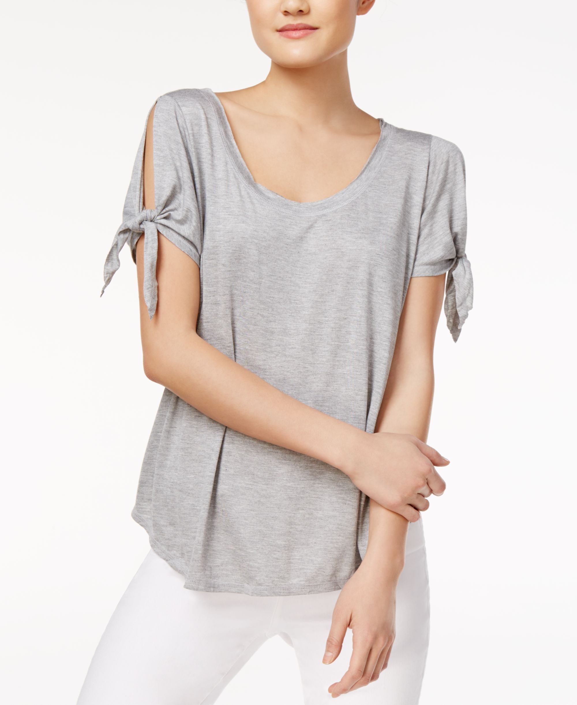 Rachel Rachel Roy High Low Cold Shoulder Top