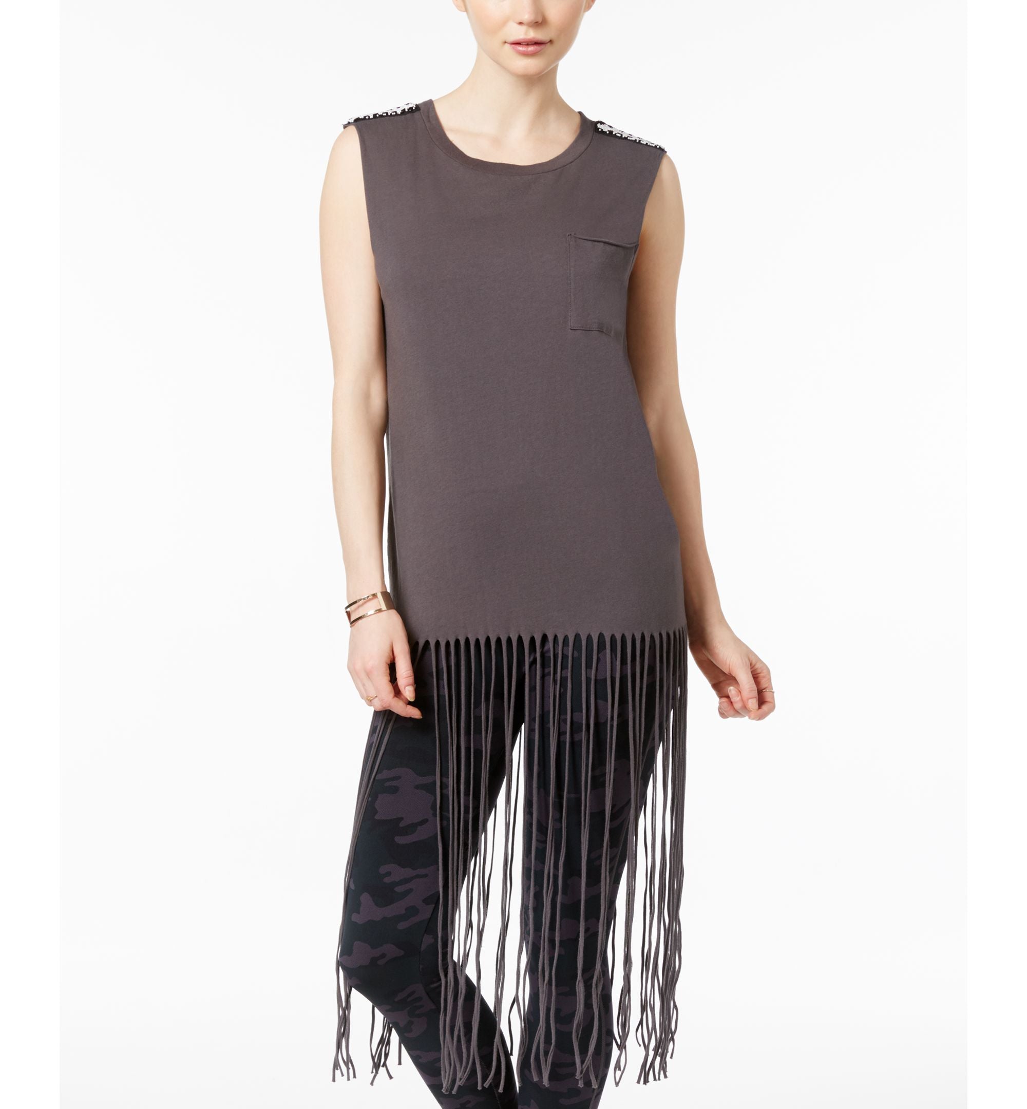 Fair Child Cotton Fringe Tank Top