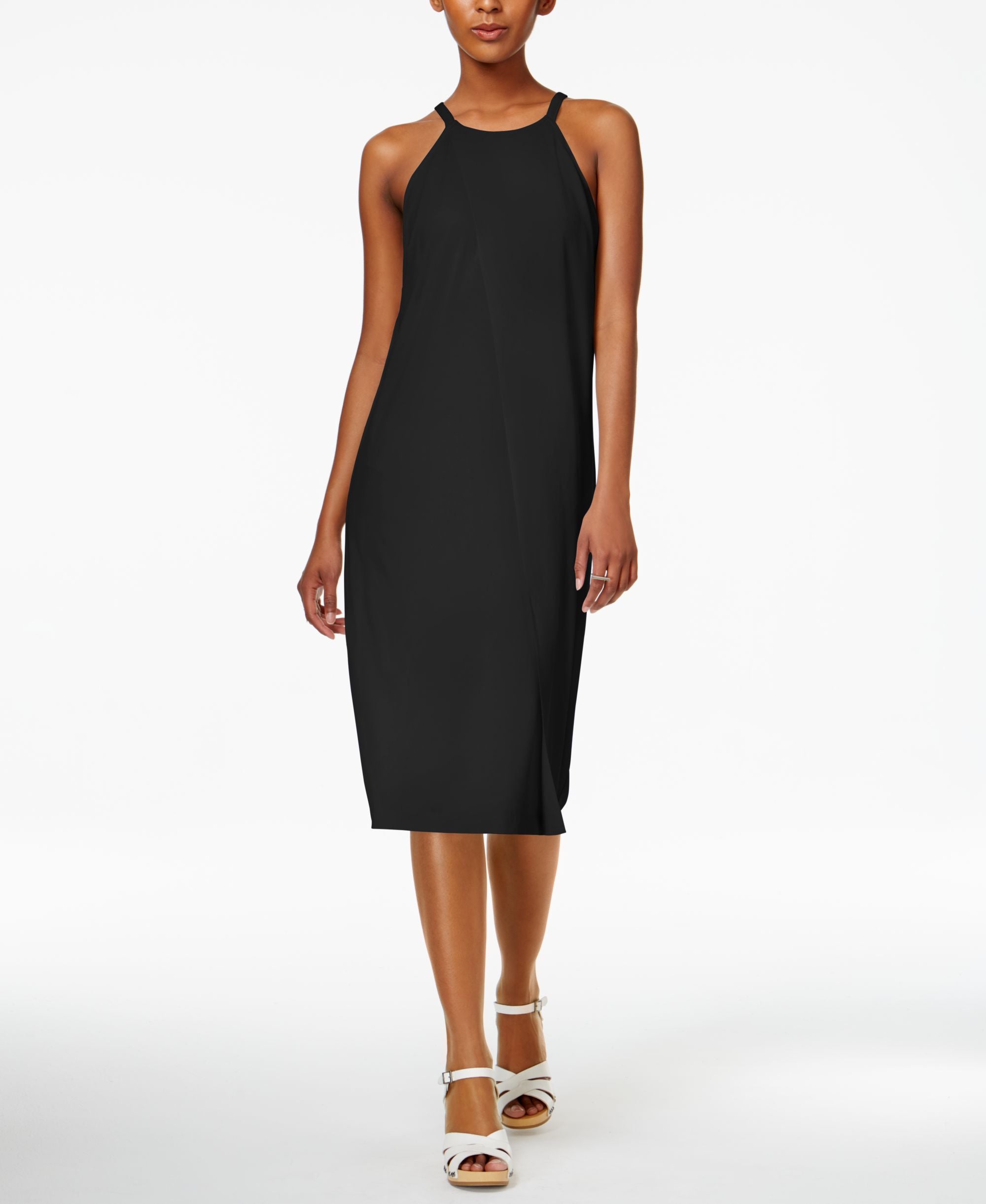 BAR III Faux Wrap Shift Dress