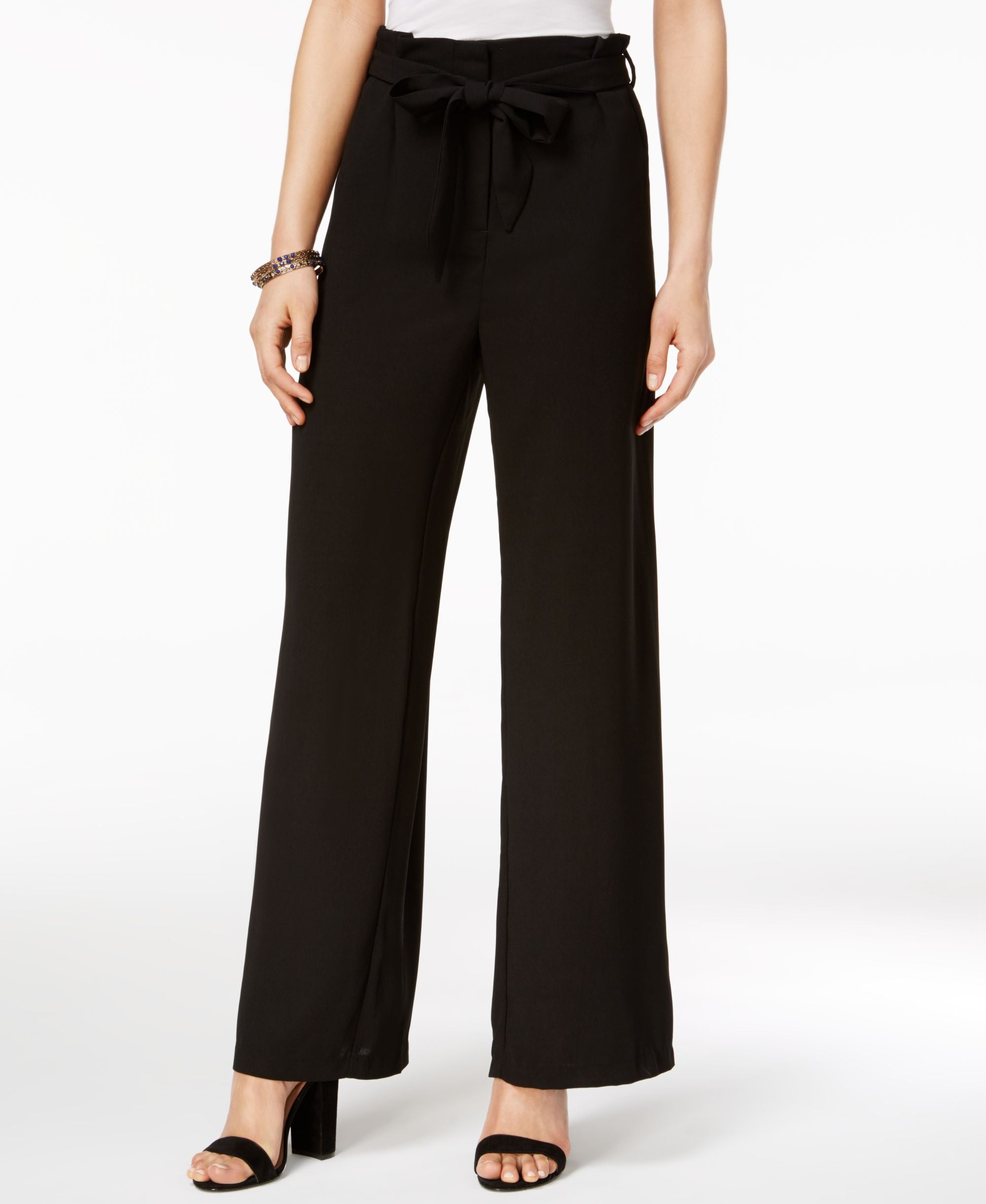 XOXO Juniors Belted Wide Leg Pants