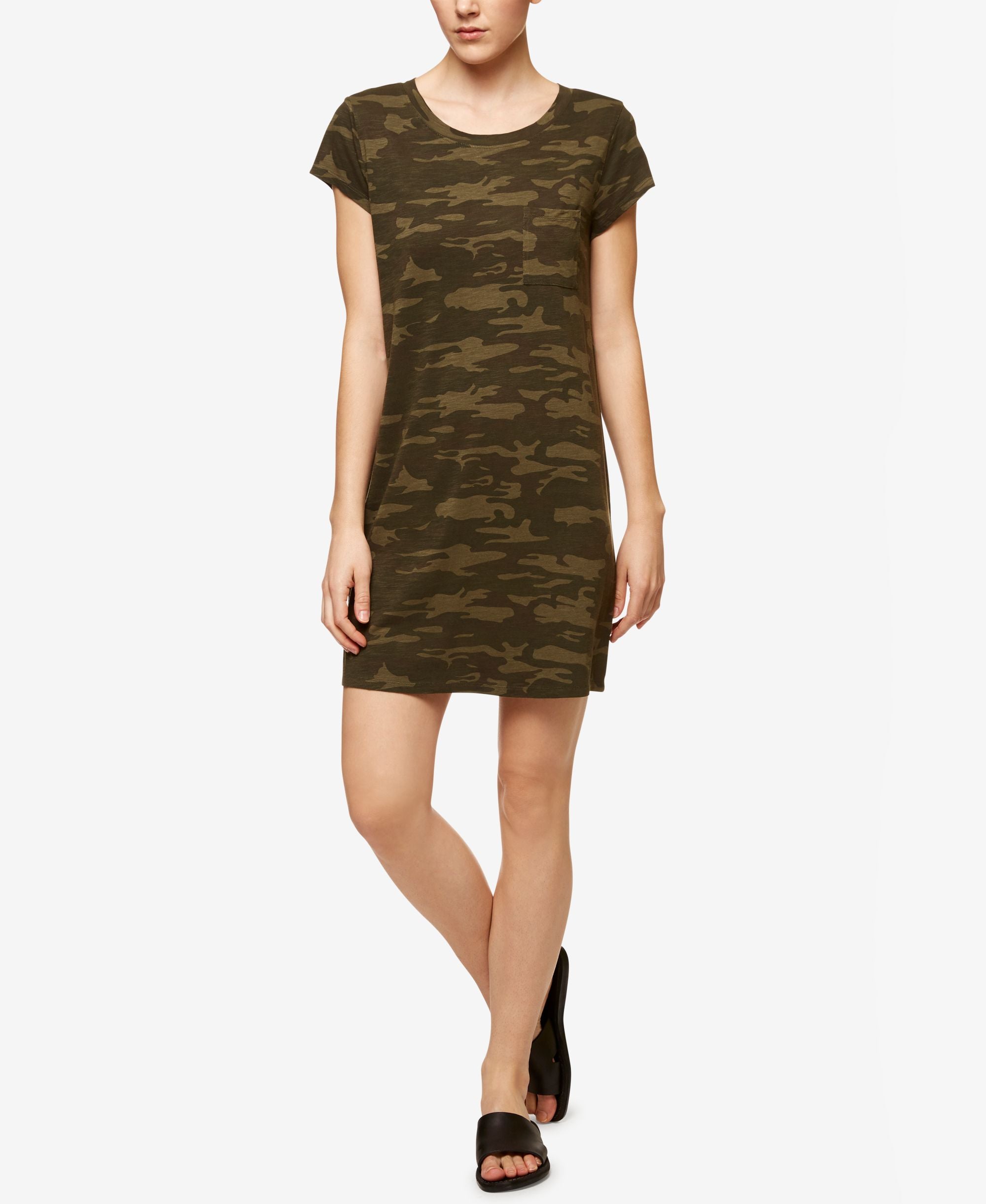 Sanctuary Camouflage Print T-Shirt Dress