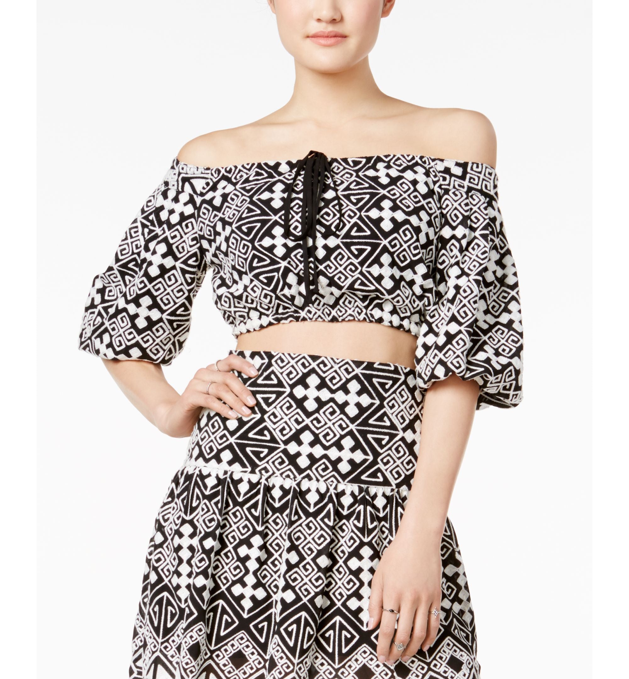 Mare Mare Jorah Off The Shoulder Crop Top