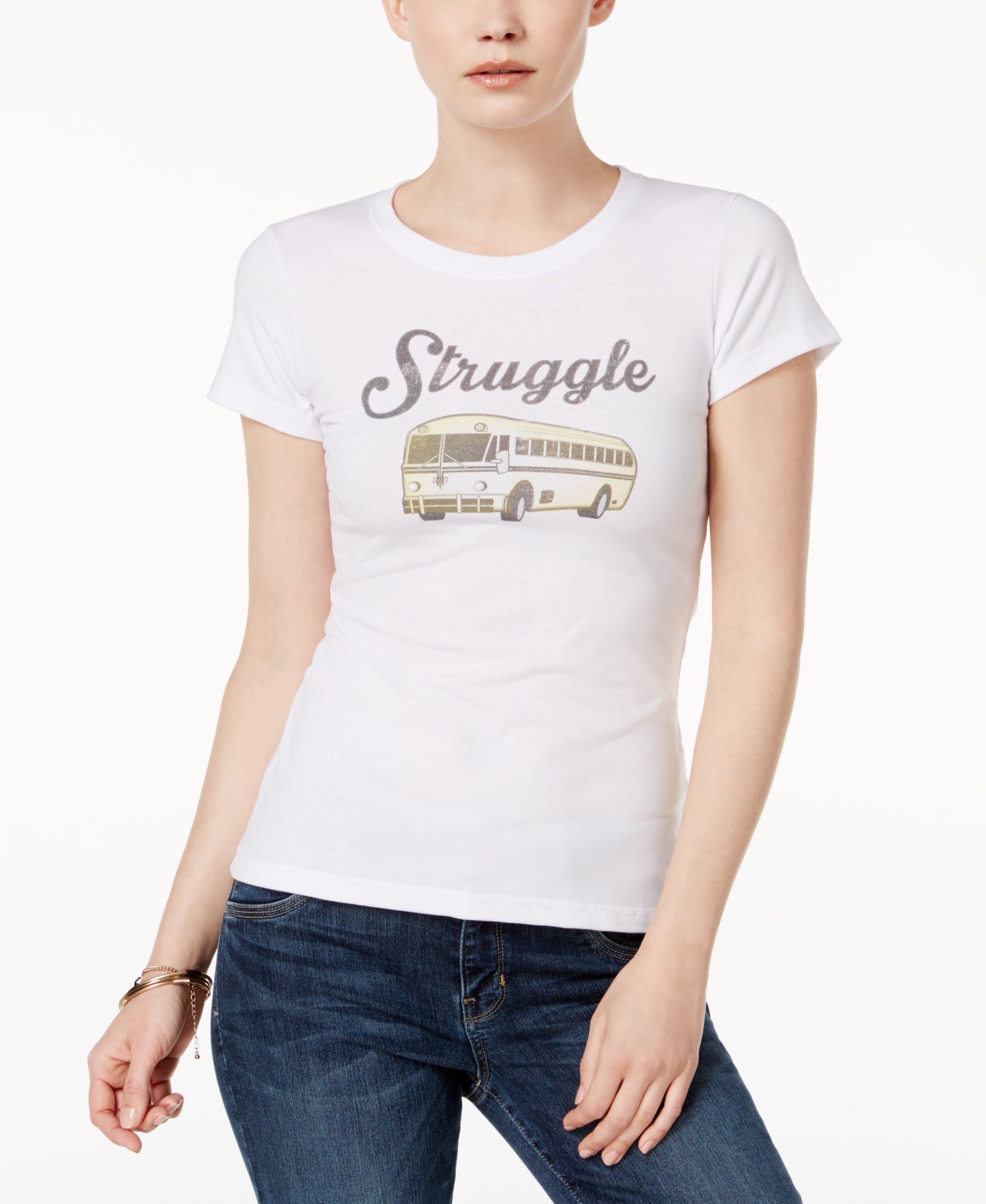 Kid Dangerous Cotton Struggle Bus Graphic T-Shirt