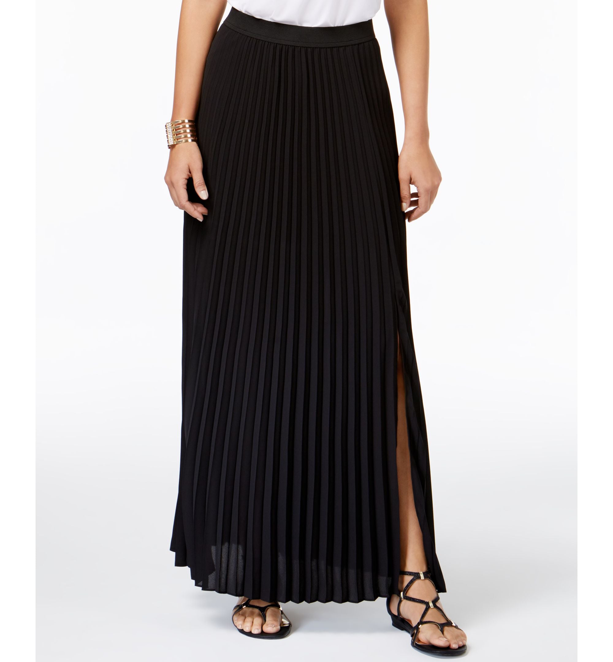 Thalia Sodi Pleated Maxi Skirt