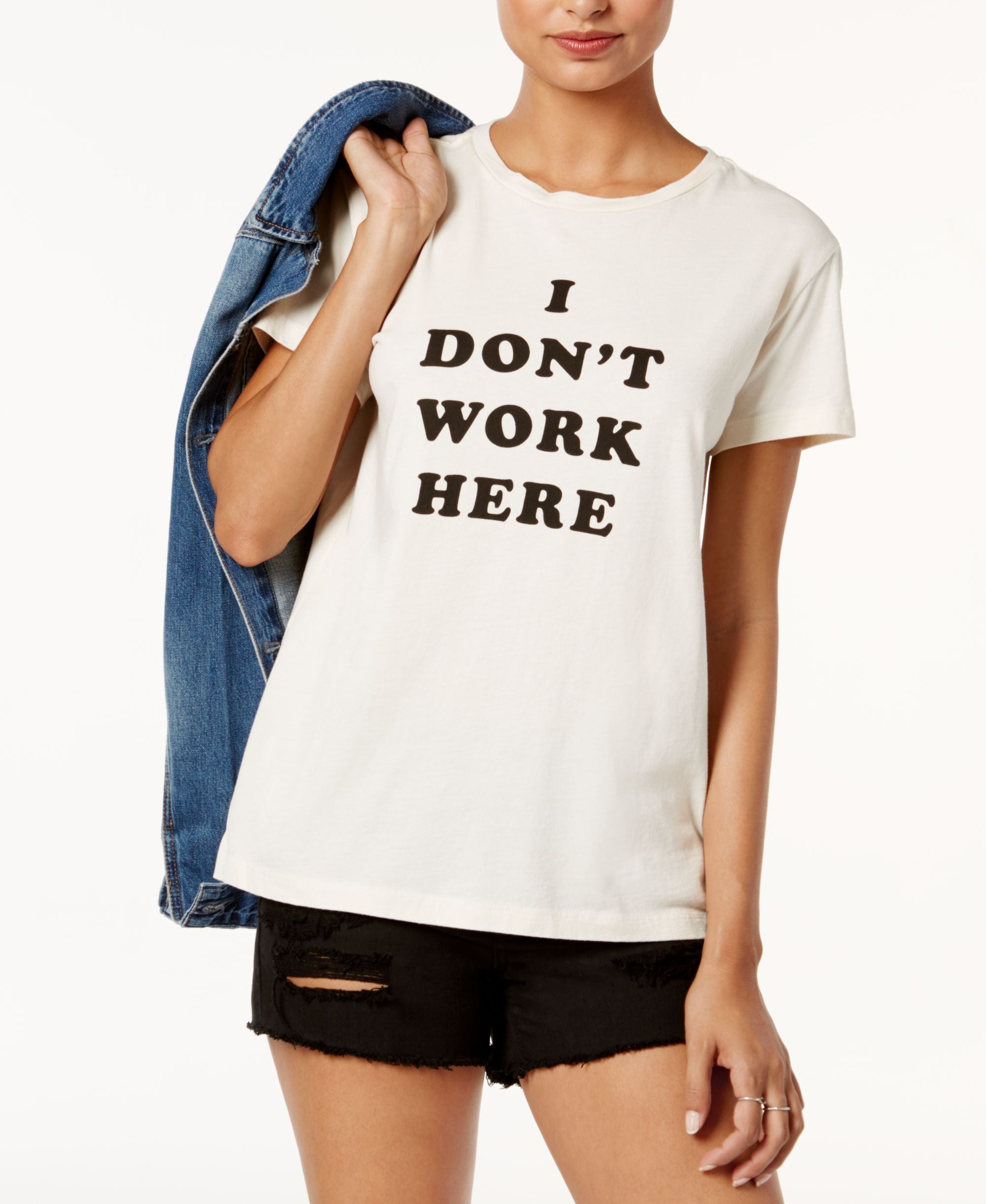 Ban.do Cotton I Dont Work Here Graphic T-Shirt