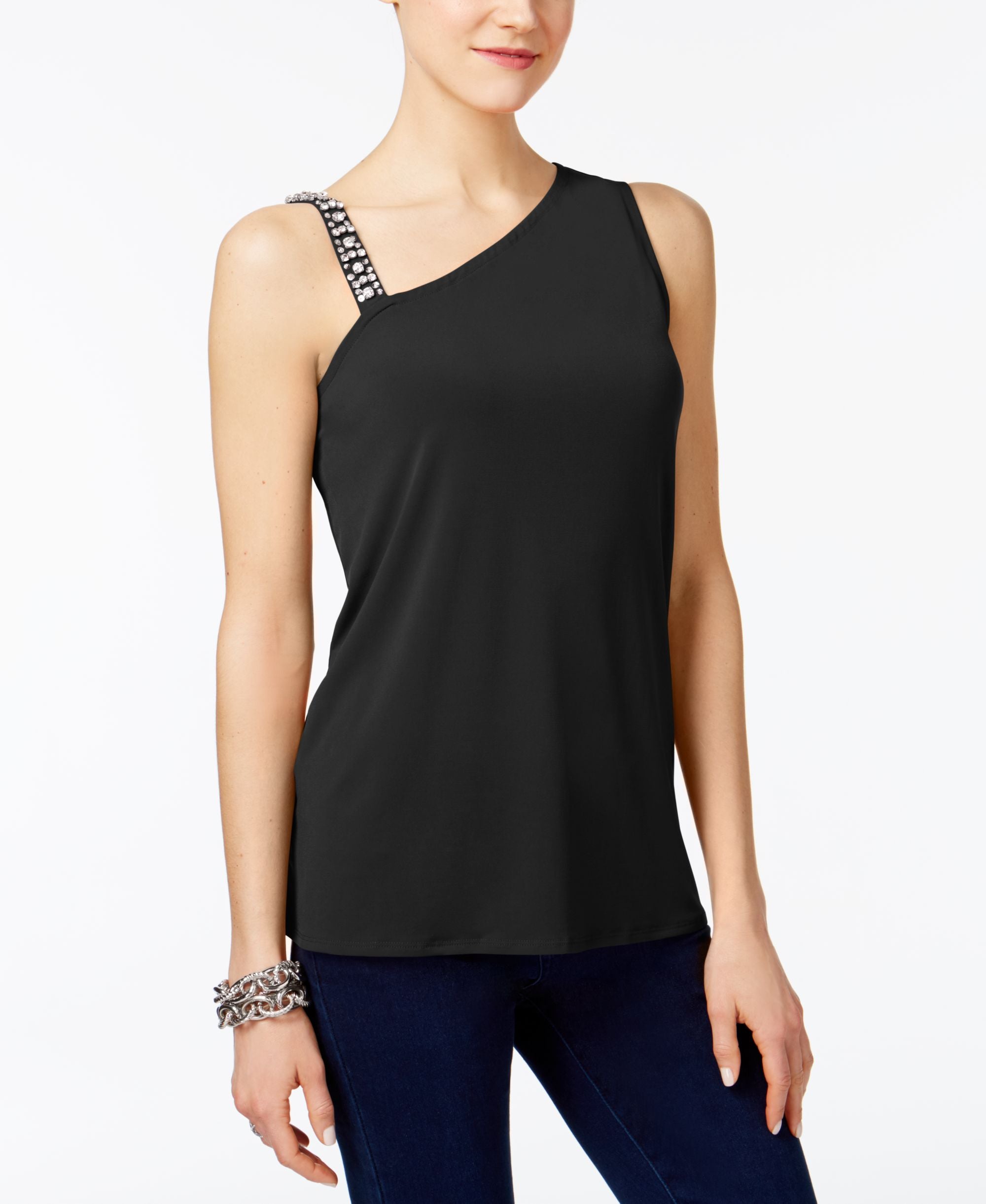 INC International Concepts One Shoulder Top