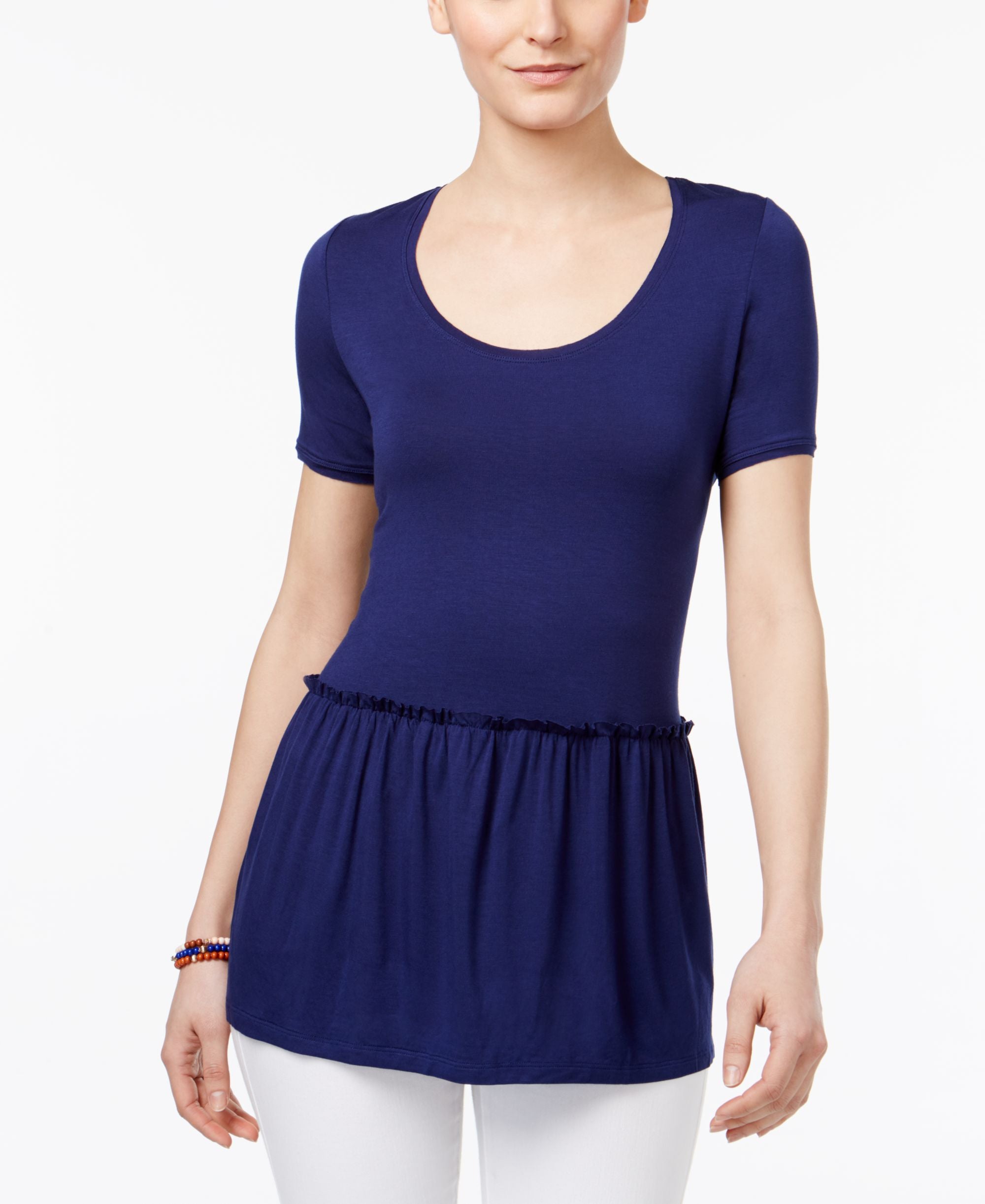 G.h. Bass Co. Peplum Hem Top
