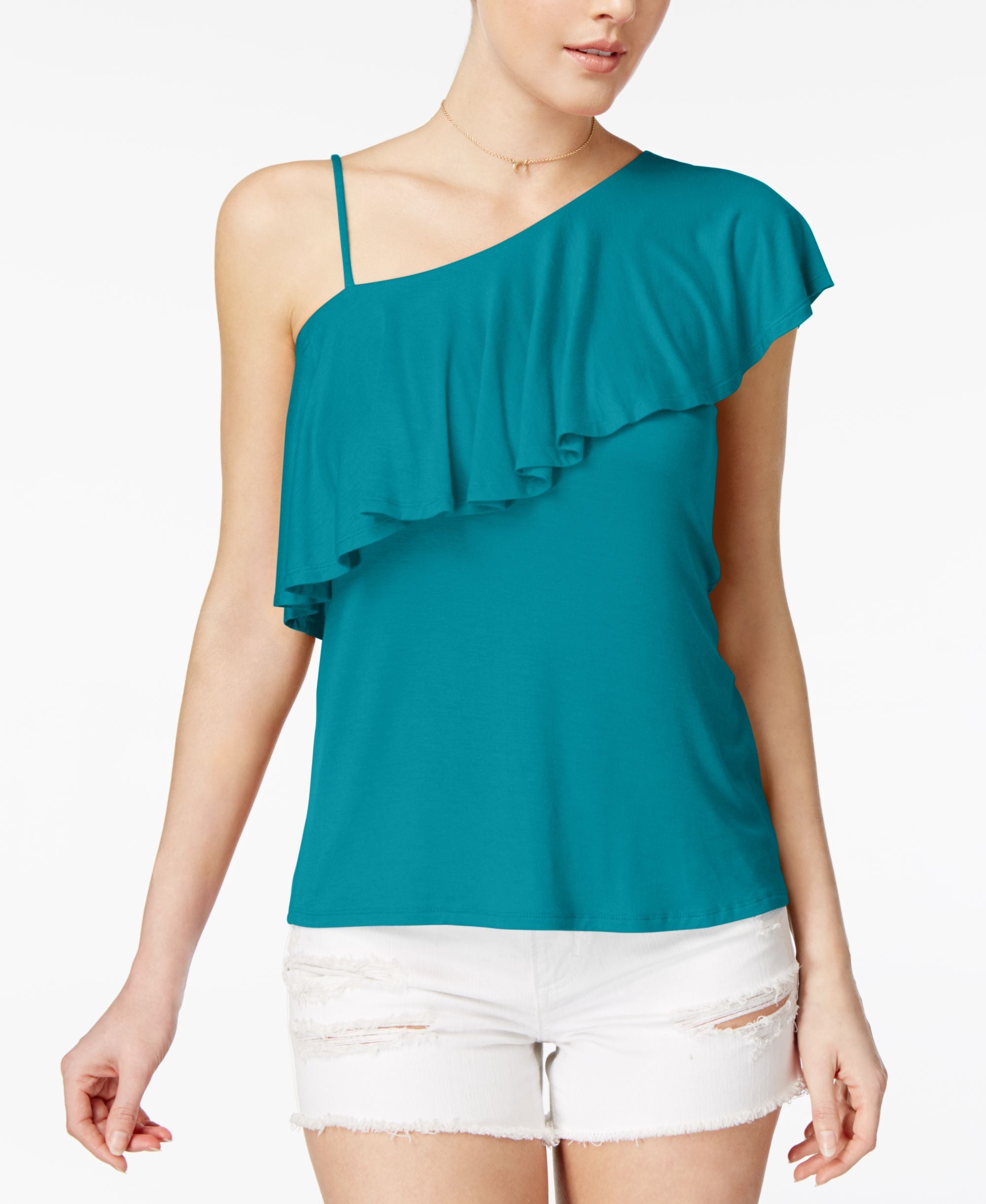 Ultra Flirt Juniors One Shoulder Top