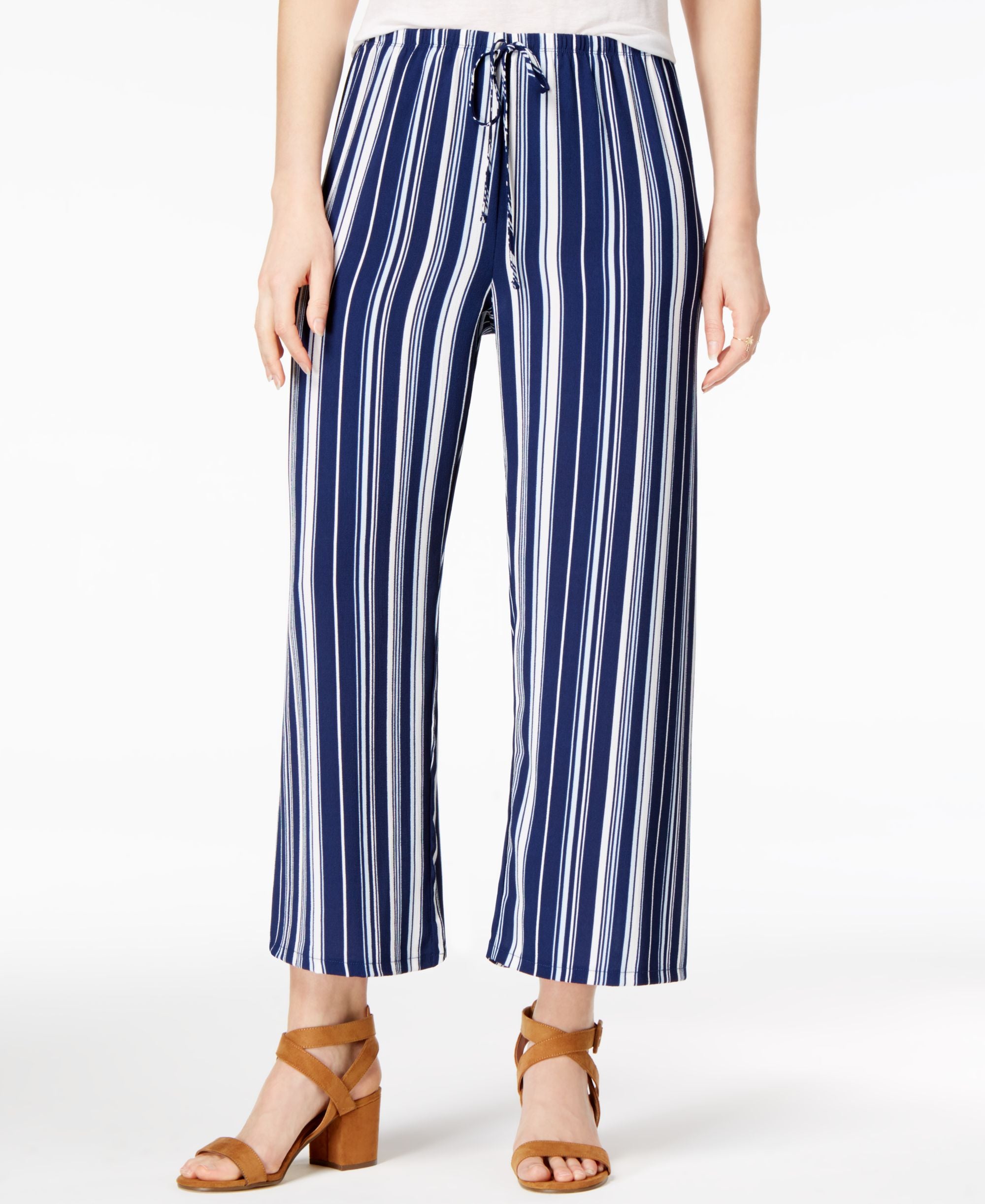 Ultra Flirt Juniors Cropped Wide Leg Pants