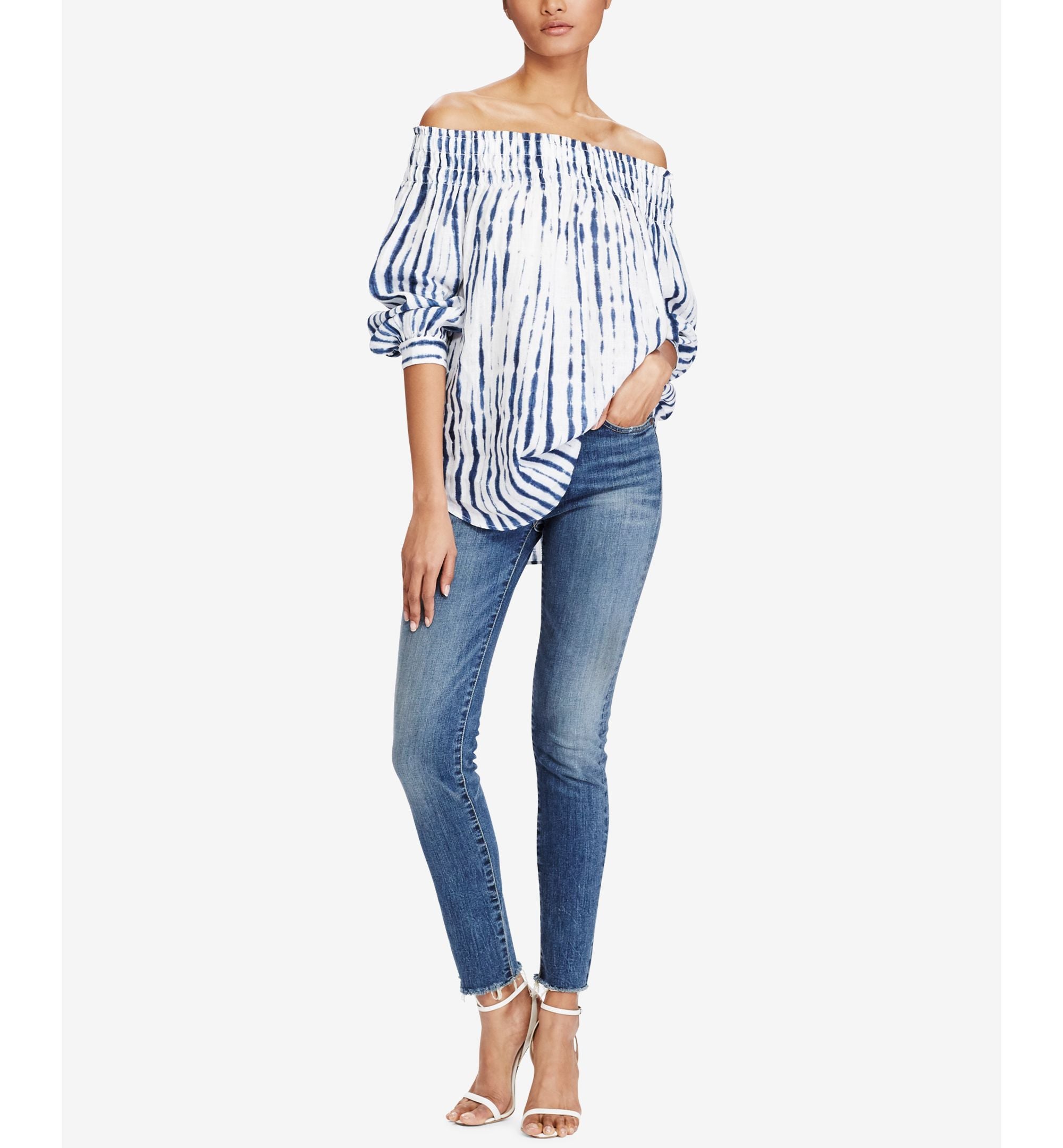 Polo Ralph Lauren Shibori Off The Shoulder Top
