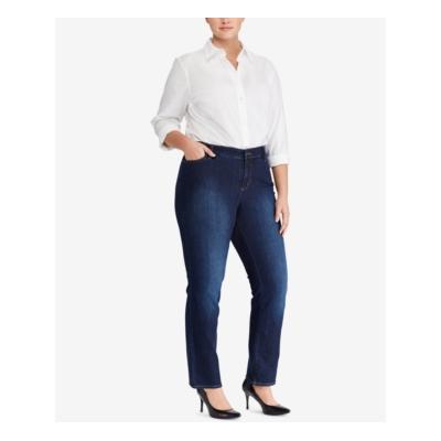 Lauren Ralph Lauren Plus Size Premier Straight Leg Jeans