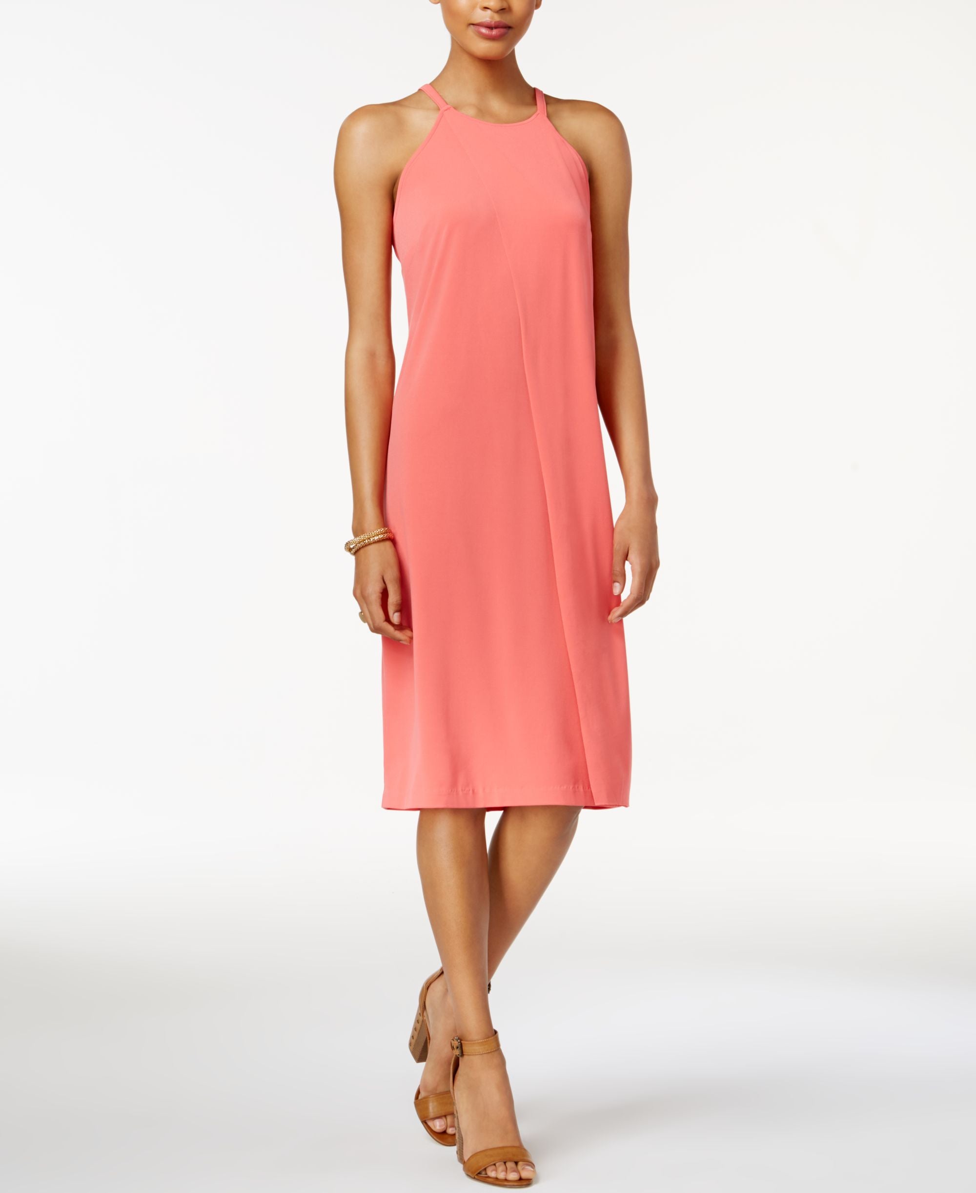 BAR III Faux Wrap Shift Dress