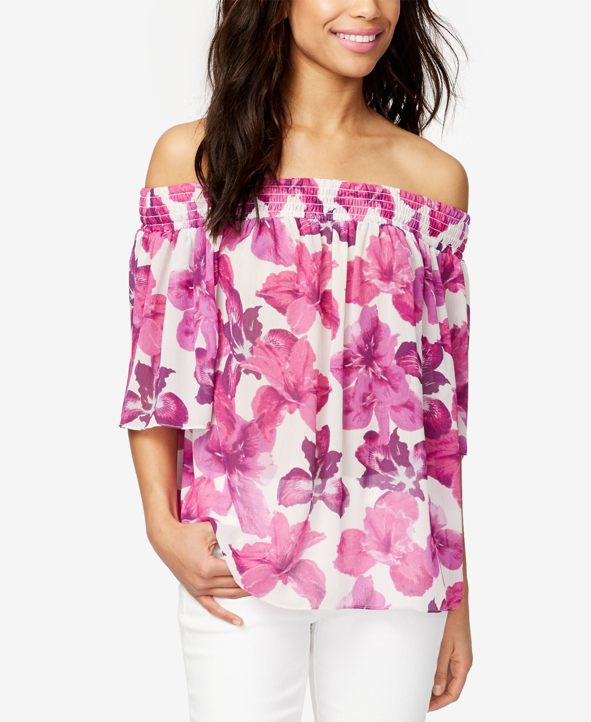 Rachel Rachel Roy Cotton Off The Shoulder Top