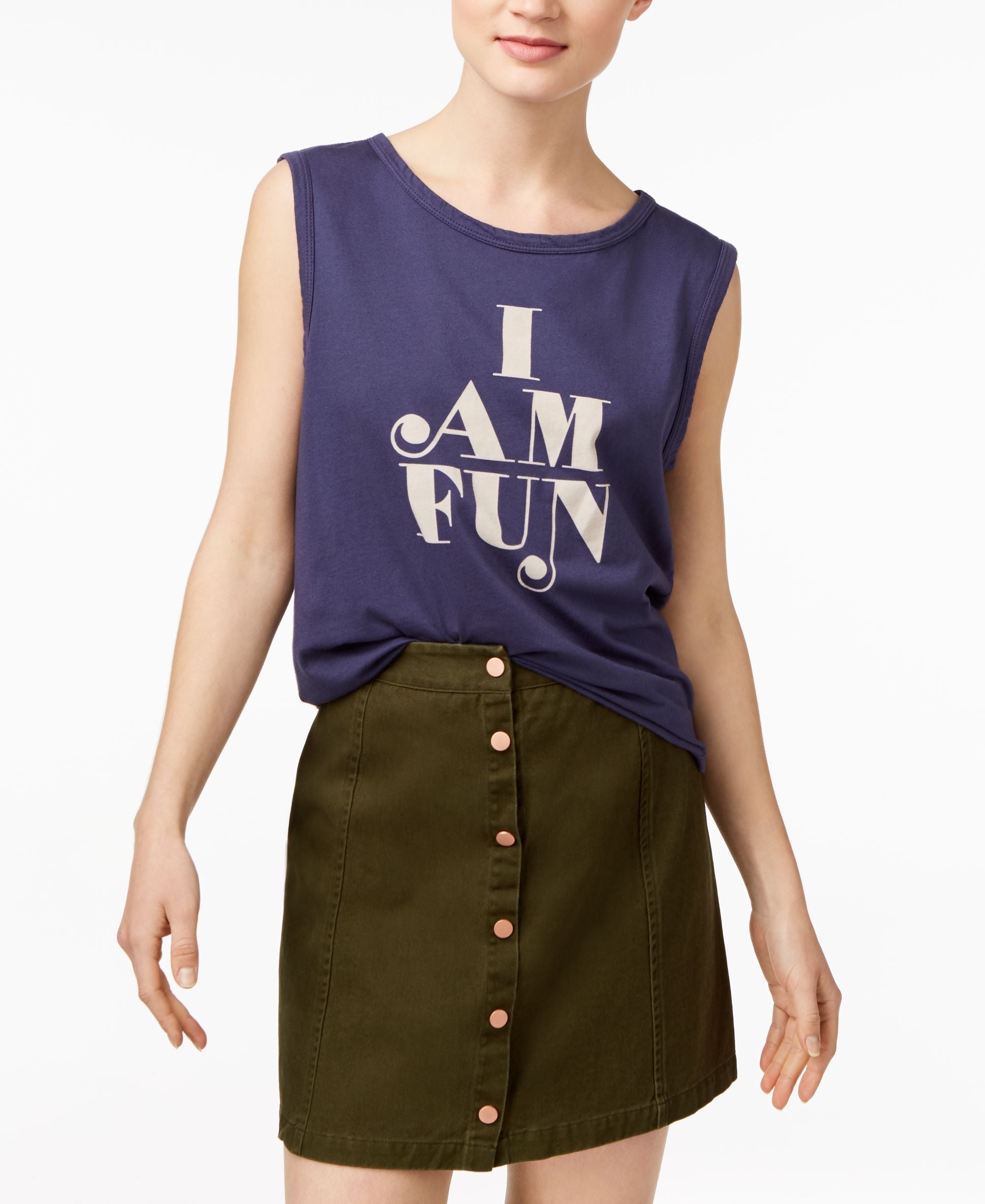 Ban.do Cotton I Am Fun Muscle T-Shirt