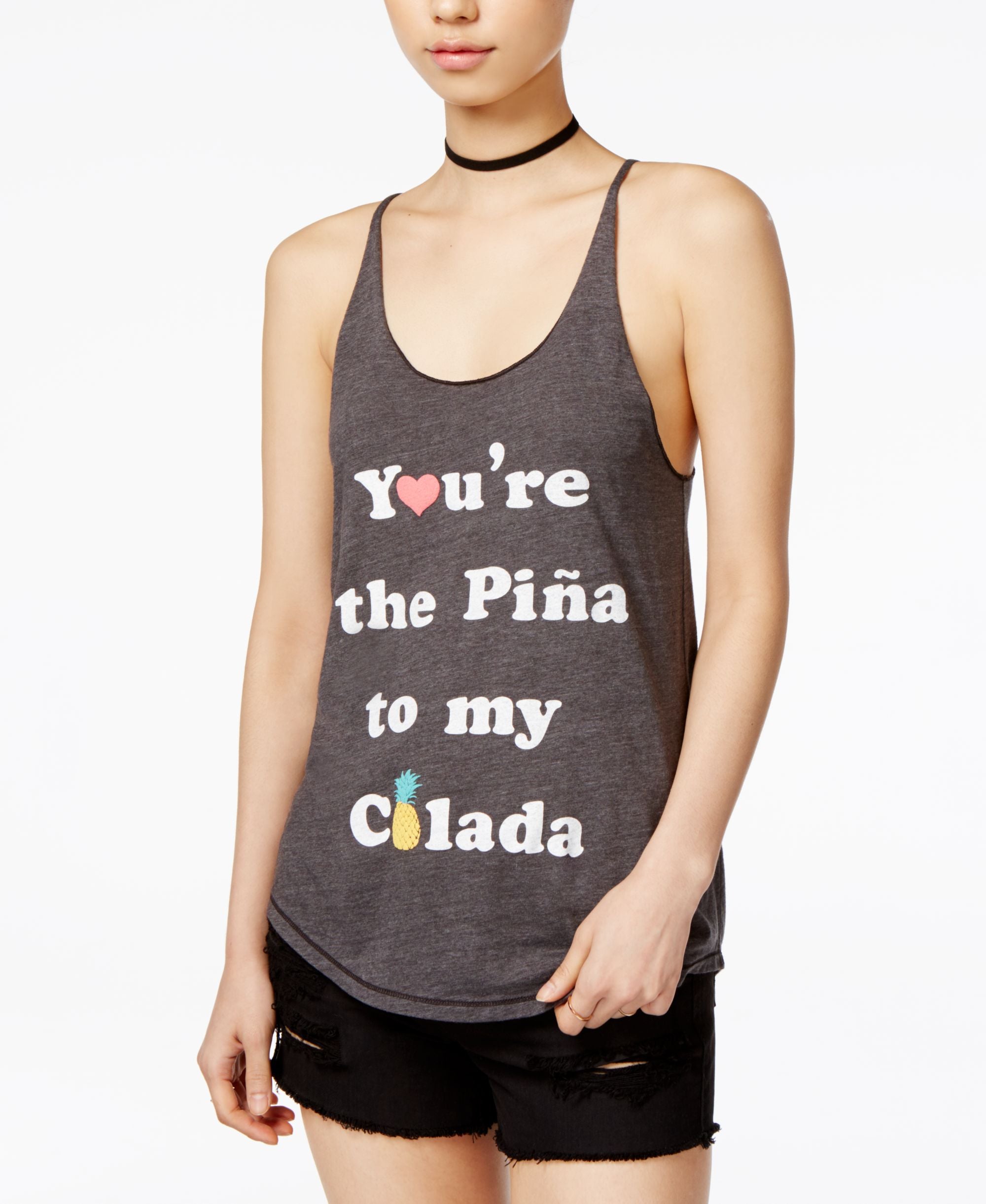 Junk Food Youre The Pina To My Colada Graphic Tank