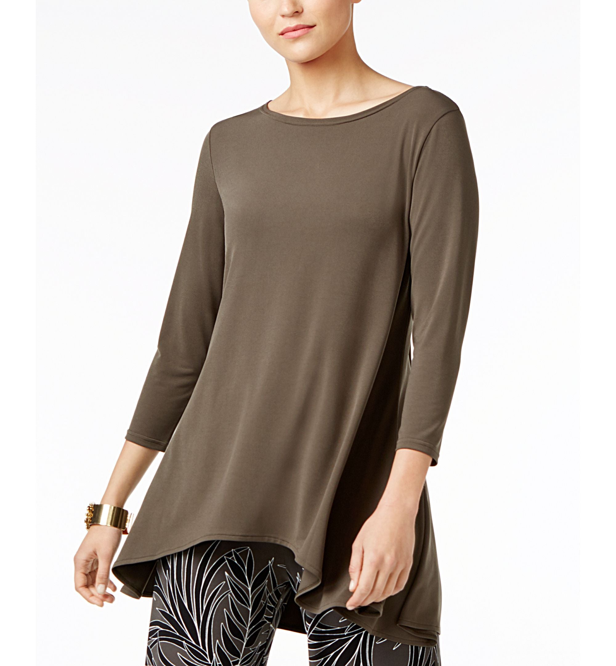Alfani Petite Jersey High Low Tunic