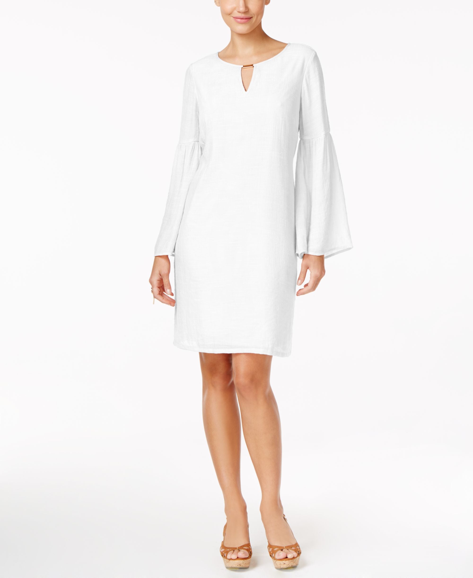 Thalia Sodi Bell Sleeve Sheath Dress