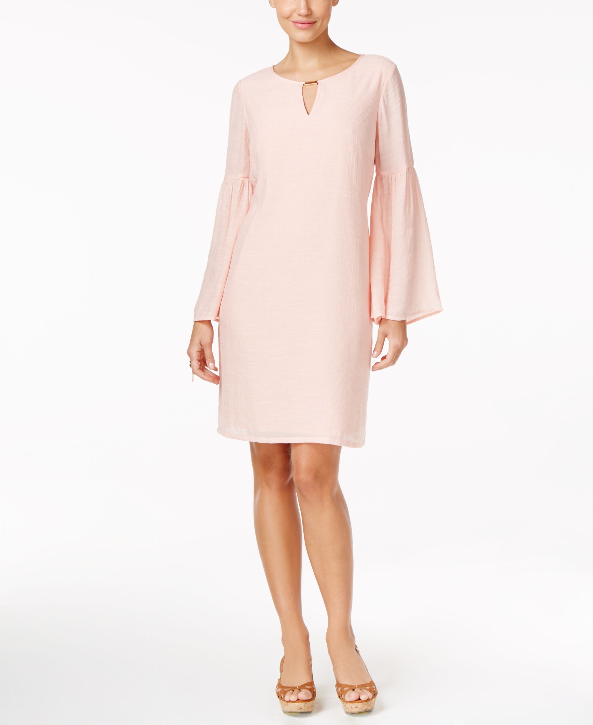 Thalia Sodi Bell Sleeve Sheath Dress