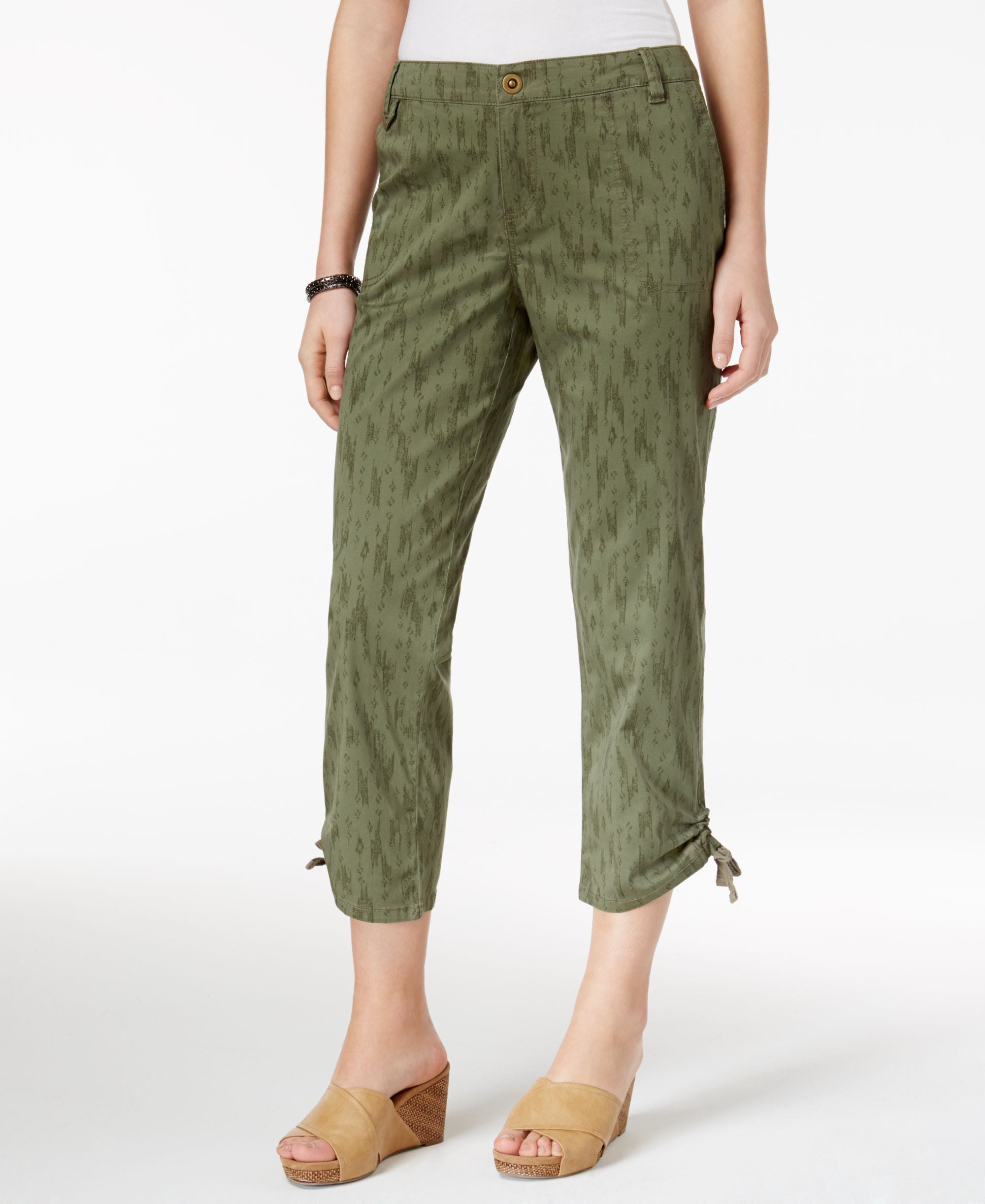 Style & Co Printed Capri Pants