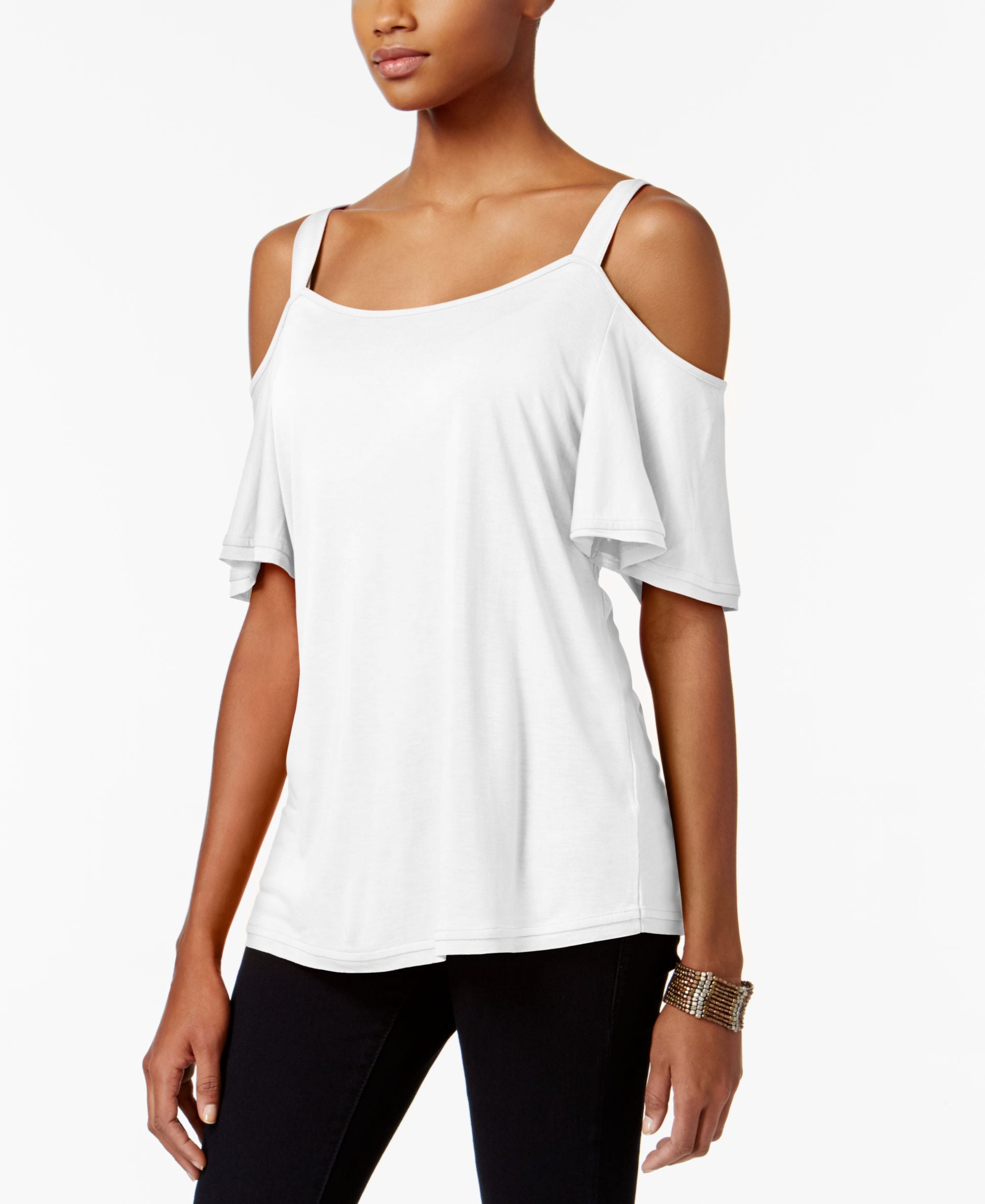 Calvin Klein Jeans Cold Shoulder T-Shirt