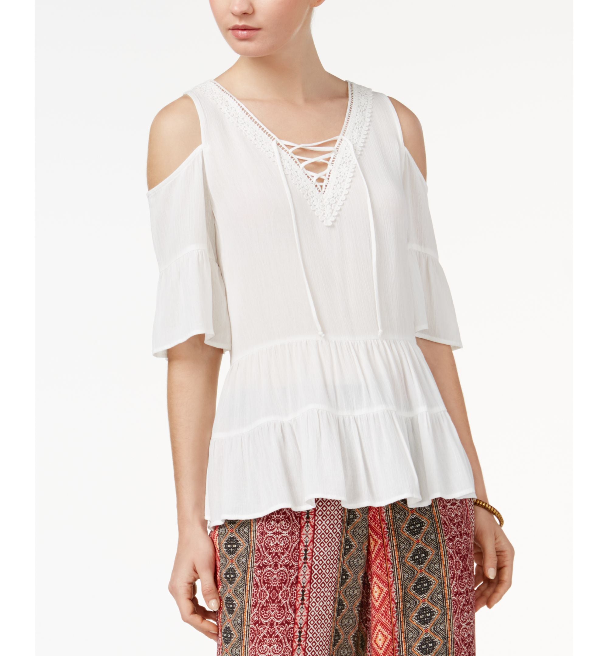 Bcx Juniors Cold Shoulder Top