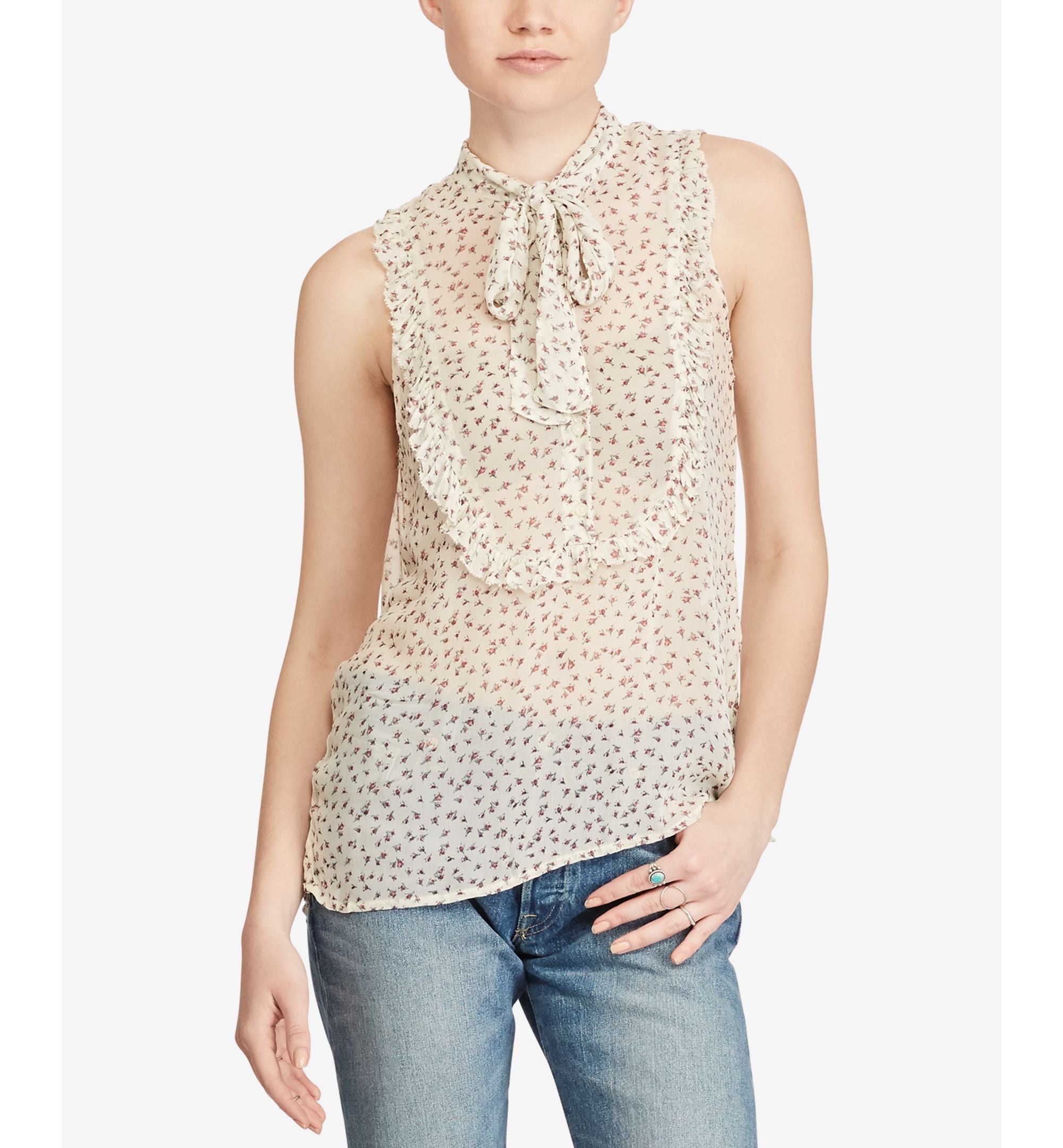 Denim Supply Ralph Lauren Ruffled Top