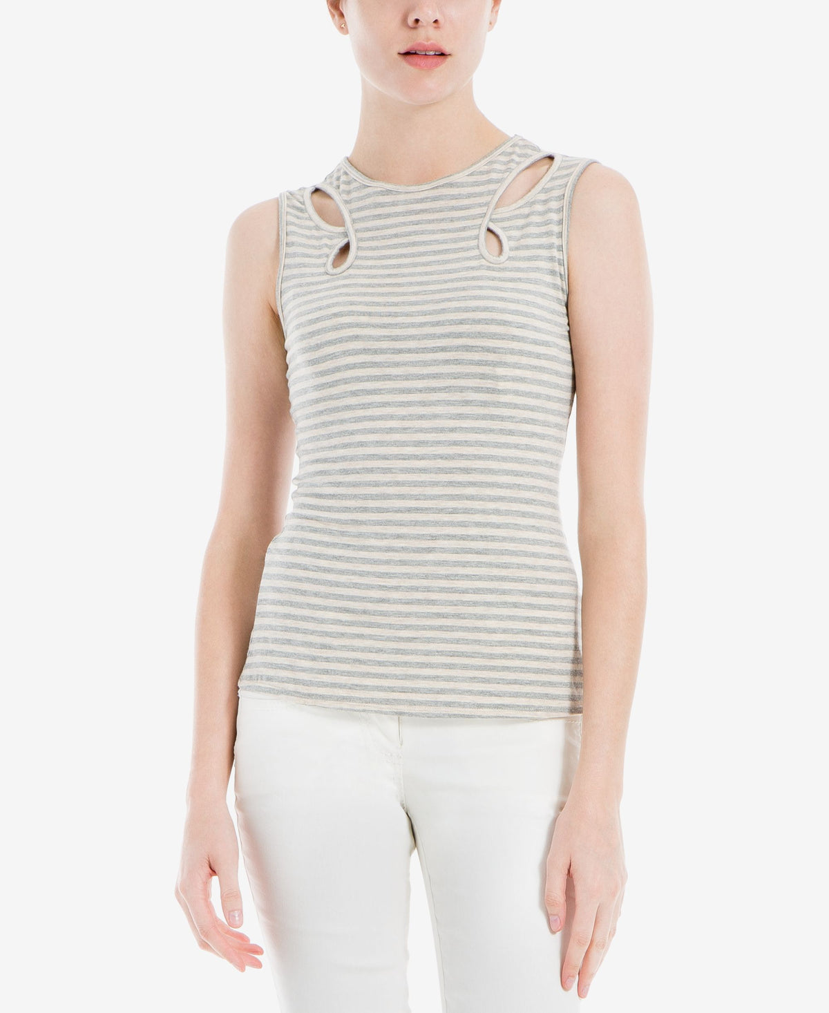 Max Studio London Cutout Tank Top