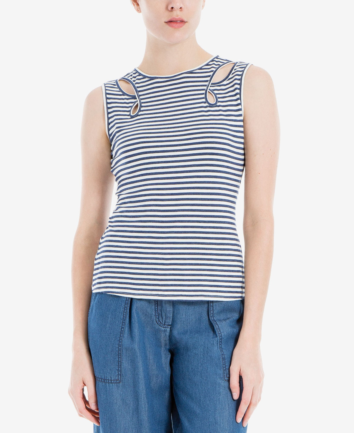Max Studio London Cutout Tank Top