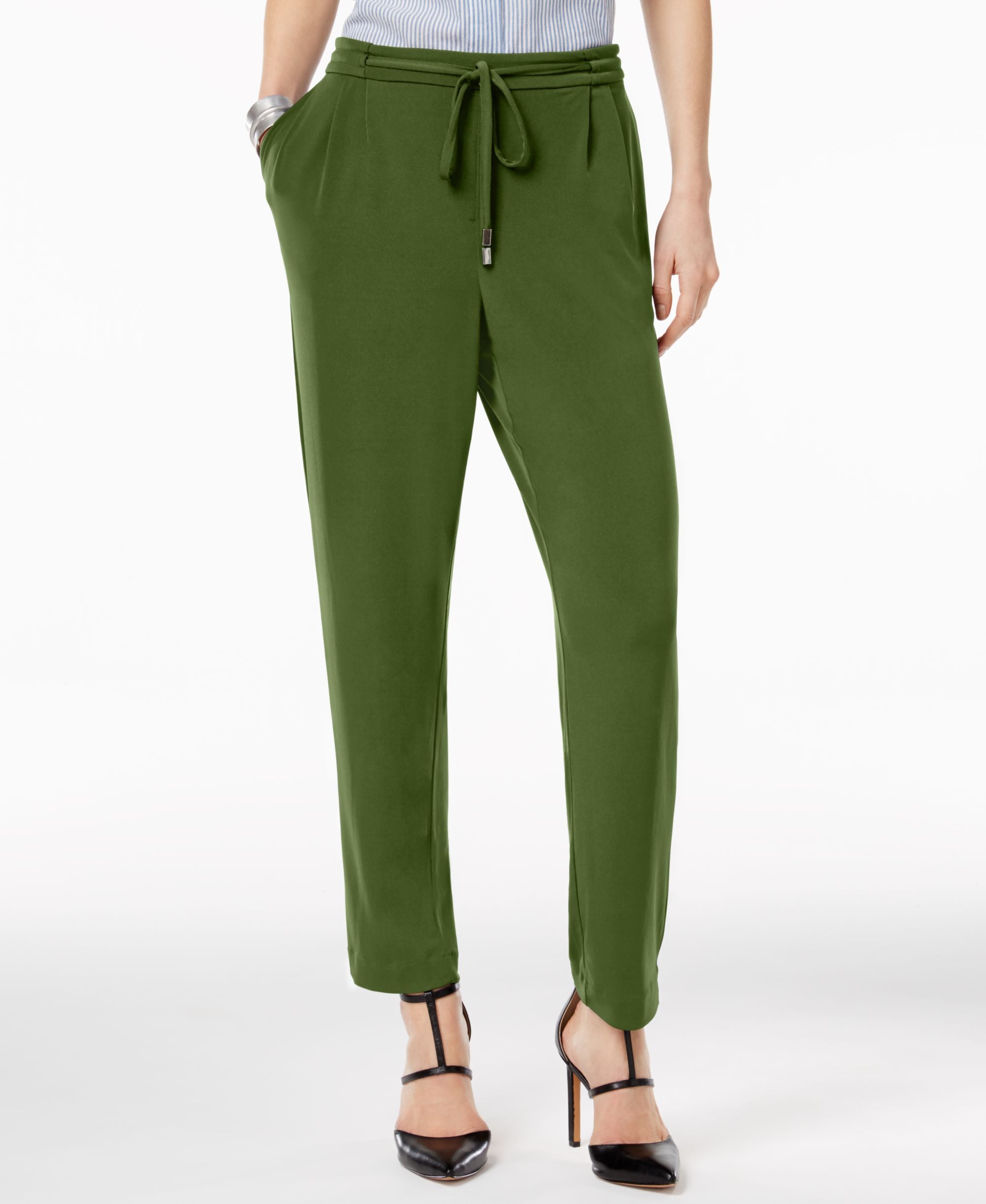 Olivia Grace Drawstring Studio Pants