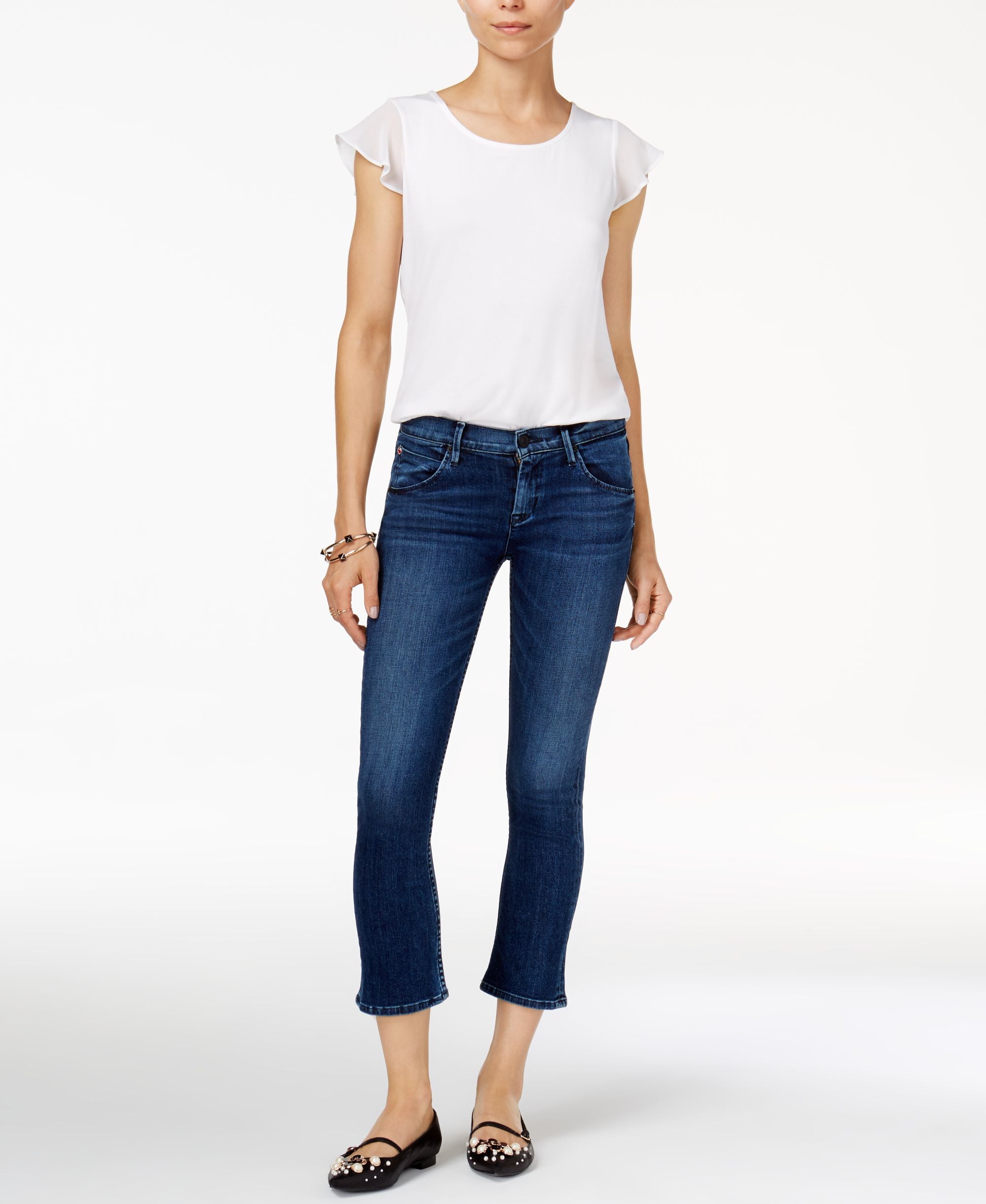Hudson Jeans Bailee Cropped Bootcut Jeans